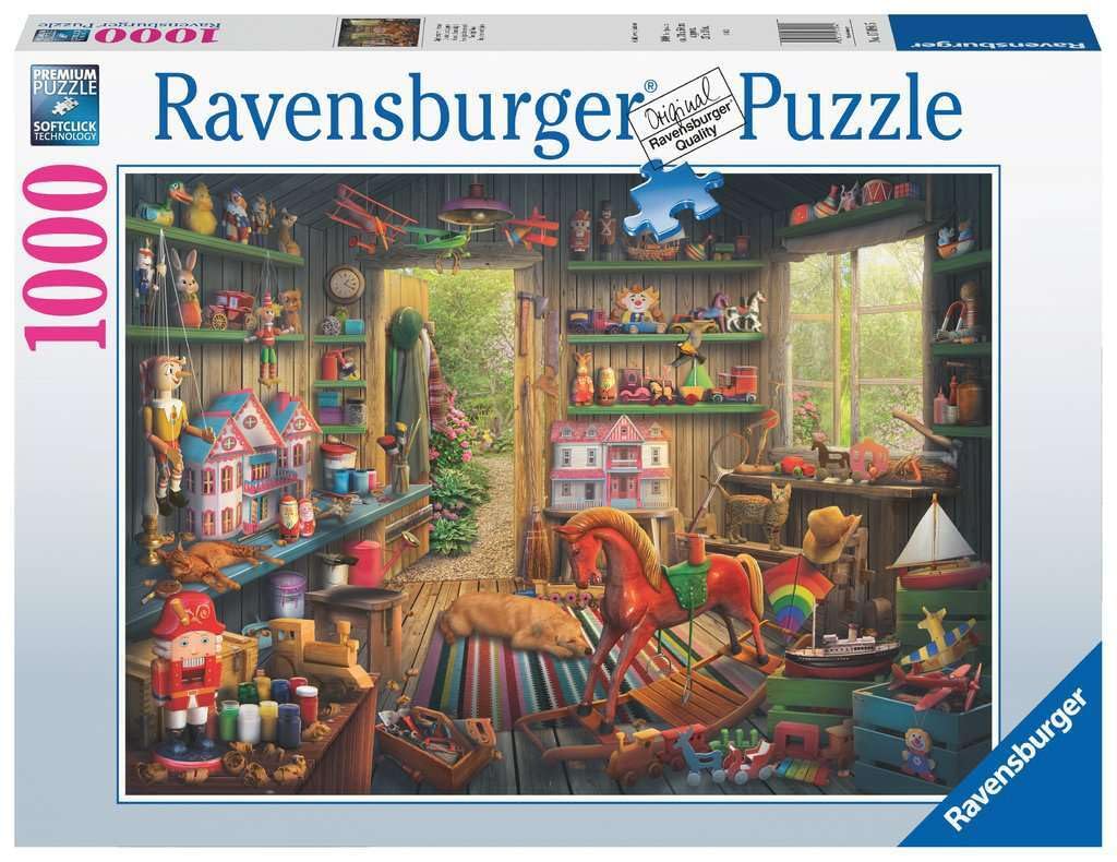 Foto 2 pulgar | Rompecabezas Ravensburger Nostalgic Toys 1000 Piezas - Venta Internacional.