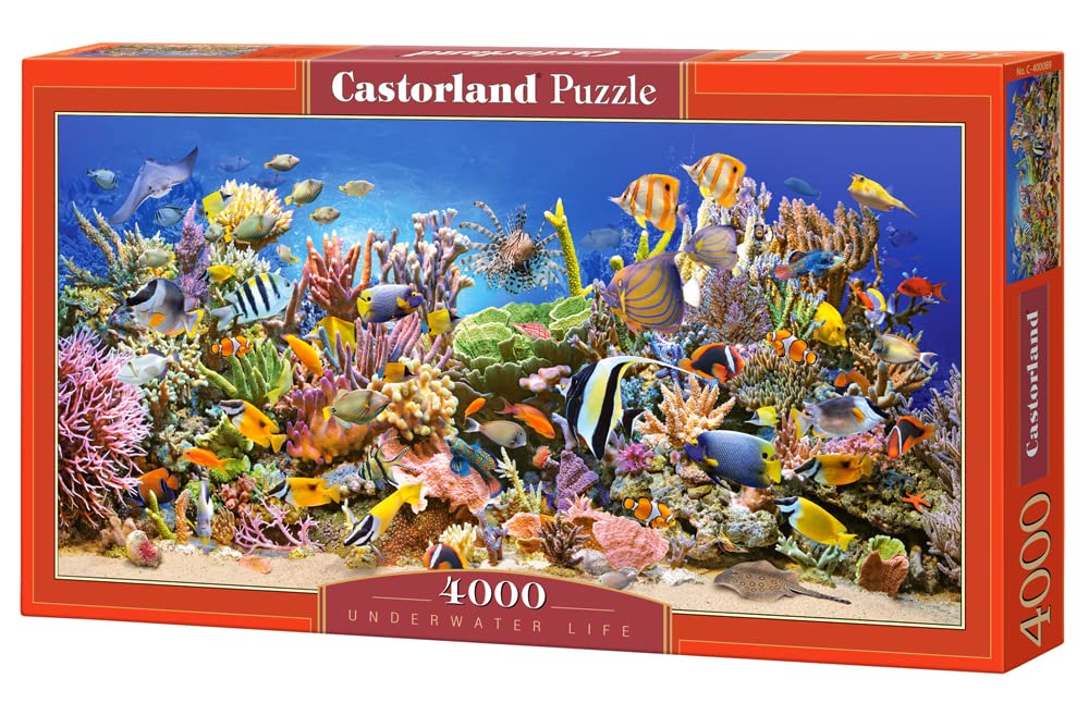 Puzzle Castorland Underwater Life De 4000 Piezas Con 138 X 67 Cm - Venta Internacional.