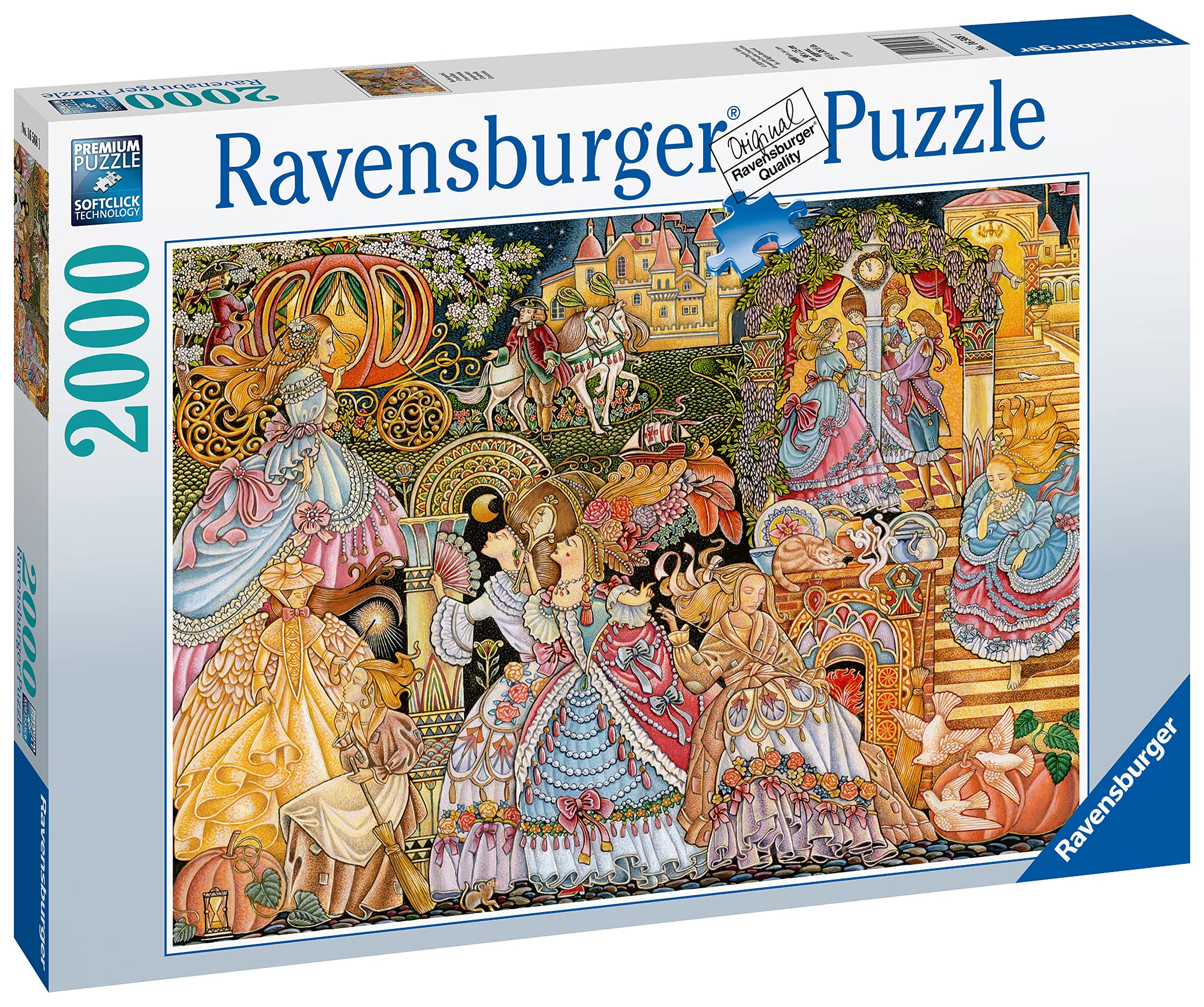 Foto 1 | Rompecabezas Ravensburger Cinderella 2000 Piezas - Venta Internacional