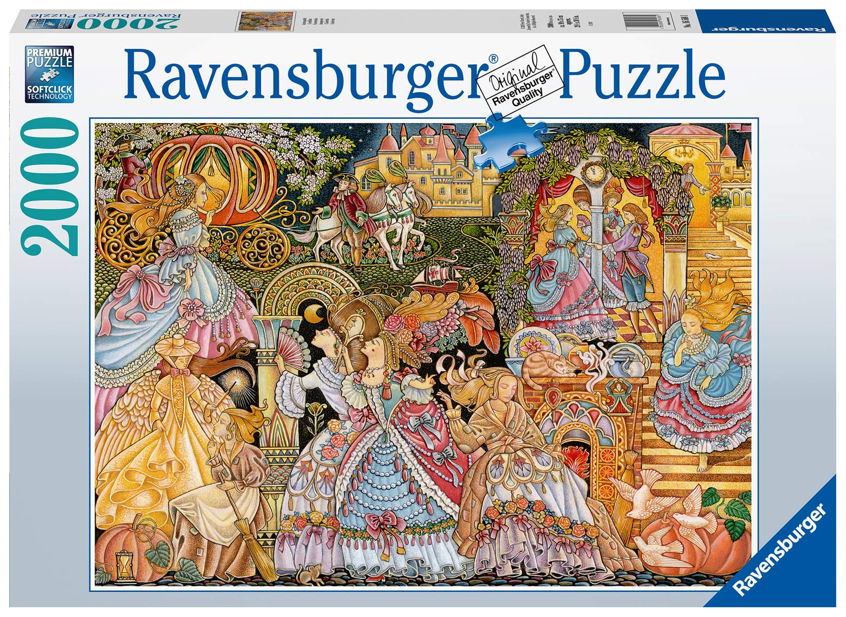 Foto 2 | Rompecabezas Ravensburger Cinderella 2000 Piezas - Venta Internacional