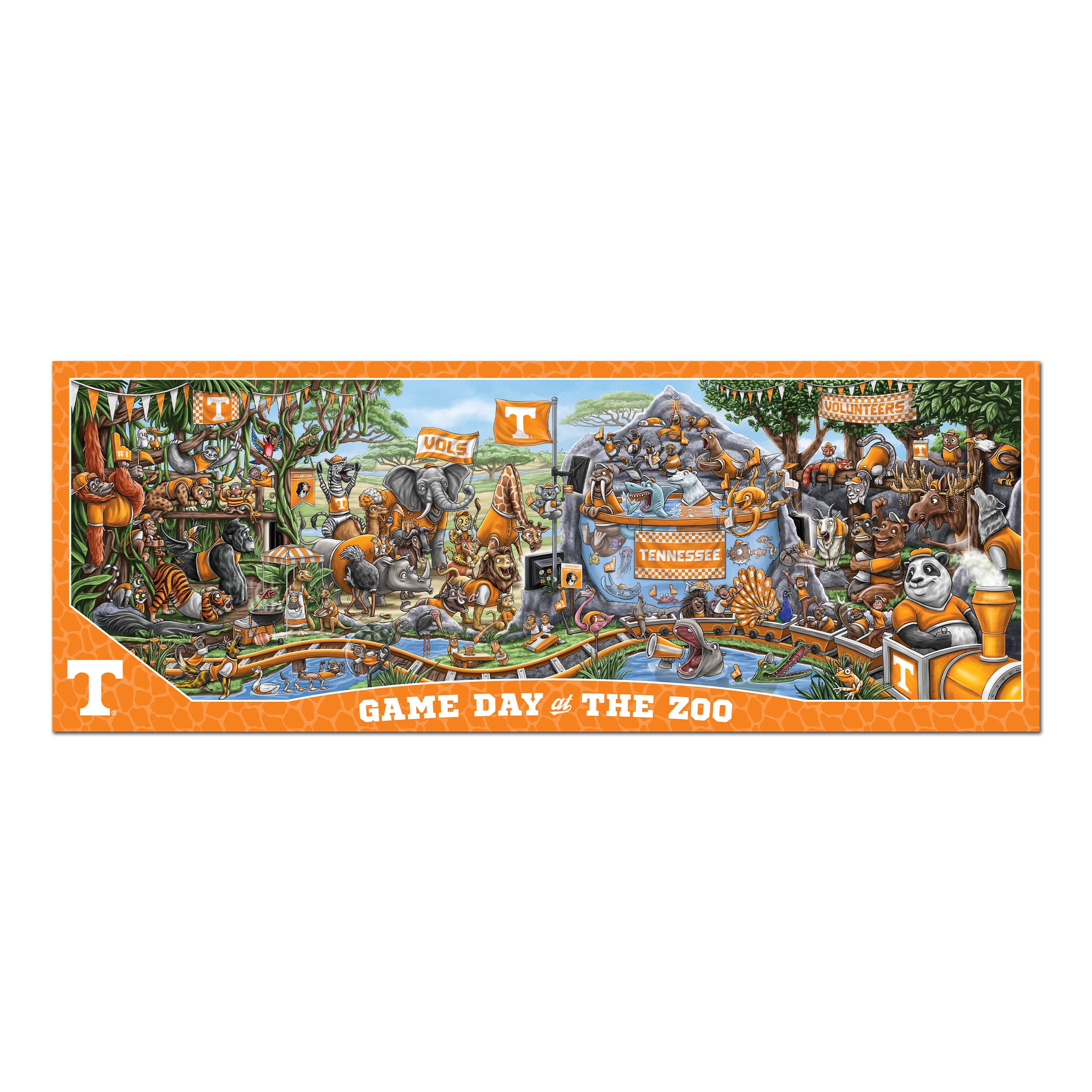 Foto 4 pulgar | Día De Juego De Los Voluntarios De La Ncaa De Tennessee De Puzzle Youthefan En El Zoológico - Venta Internacional.