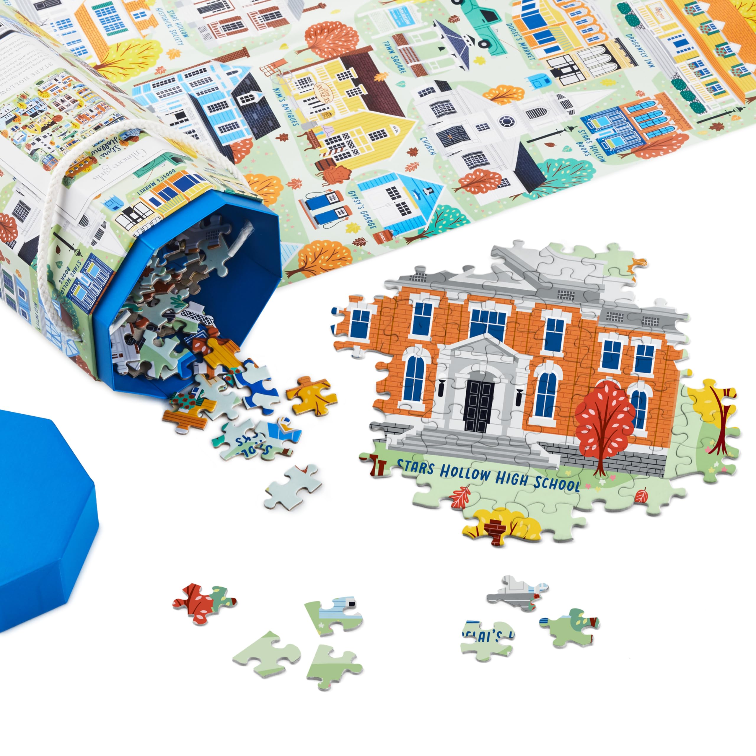 Foto 1 | Rompecabezas Hallmark Gilmore Girls, 1000 Piezas, Stars Hollow - Venta Internacional.