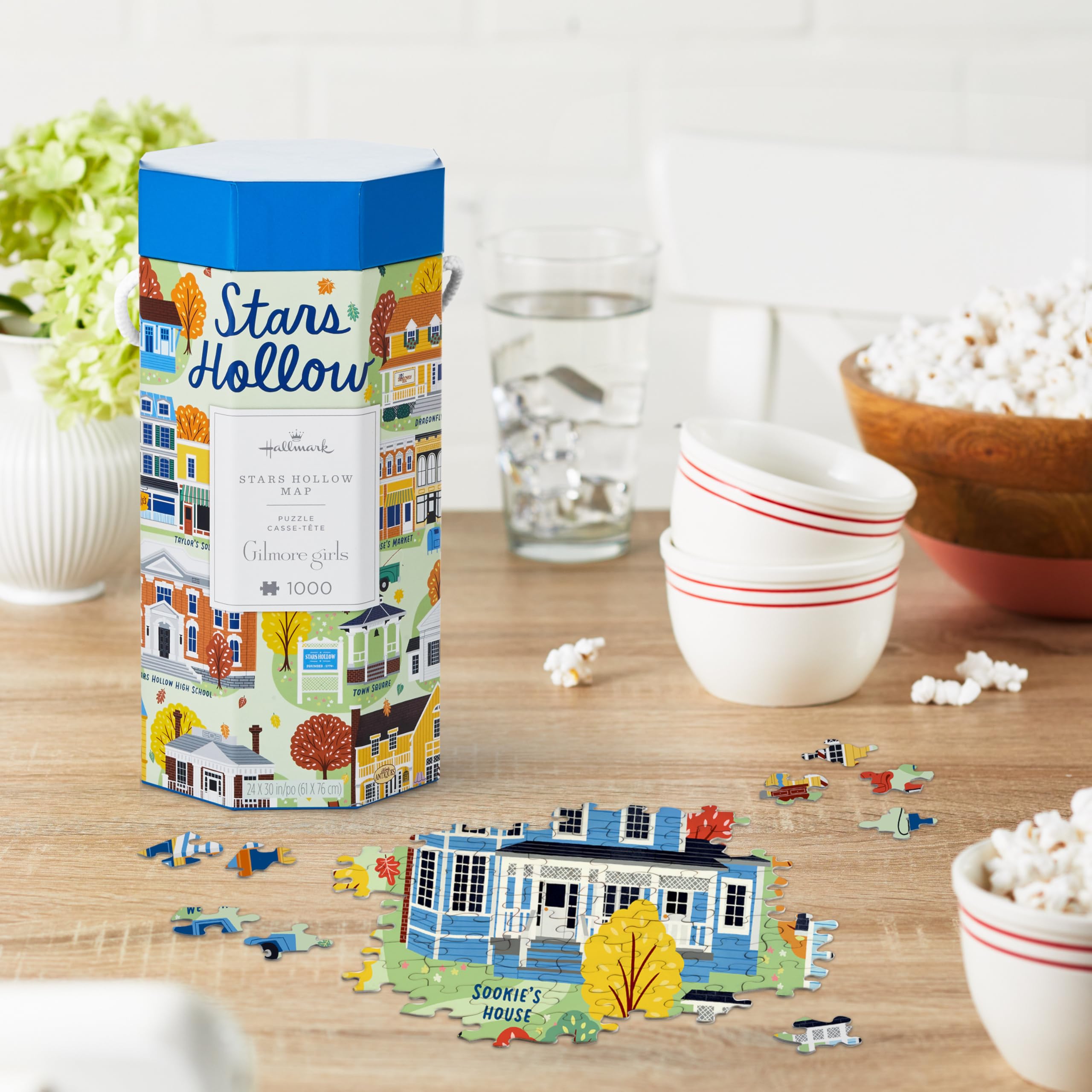 Foto 2 | Rompecabezas Hallmark Gilmore Girls, 1000 Piezas, Stars Hollow - Venta Internacional.