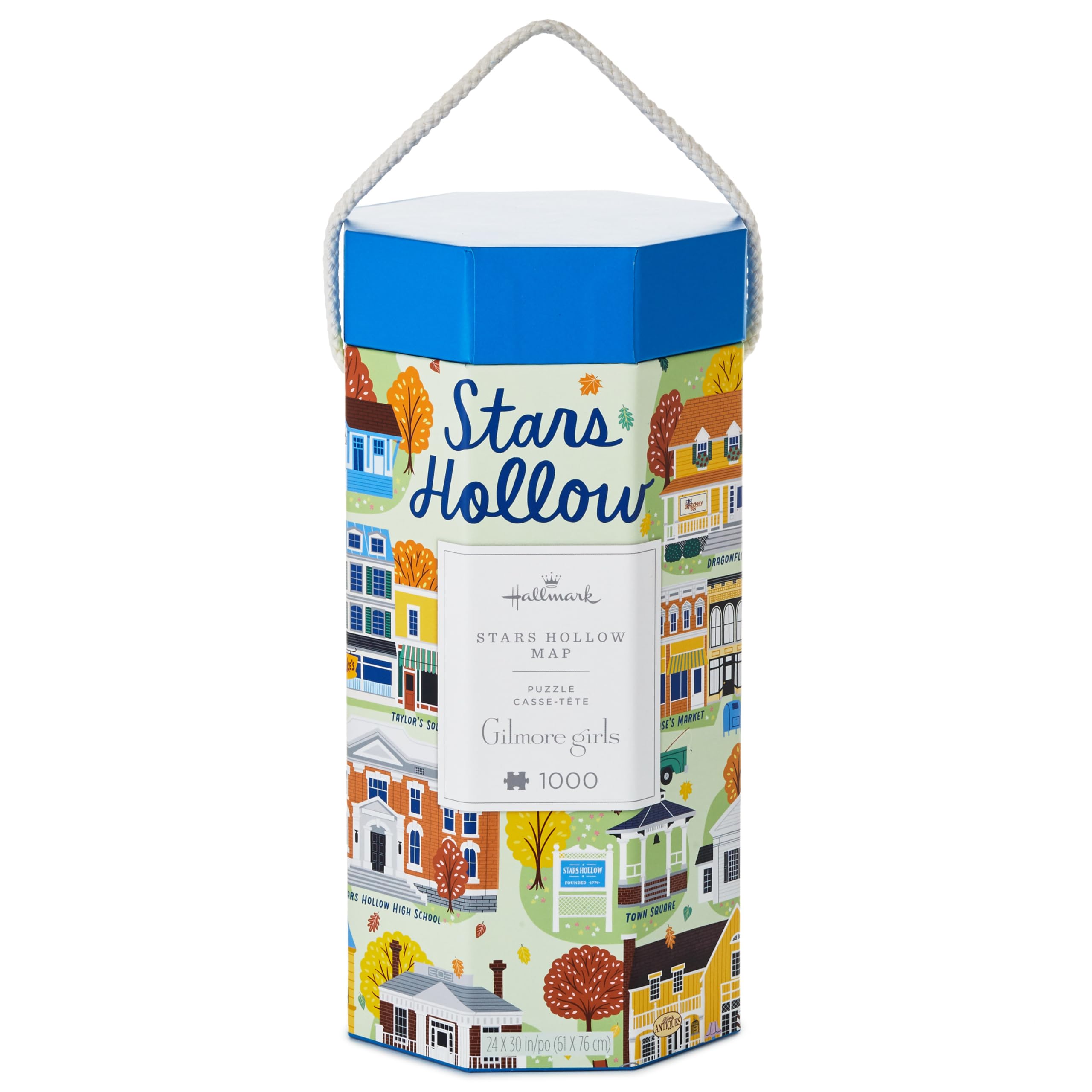 Foto 5 pulgar | Rompecabezas Hallmark Gilmore Girls, 1000 Piezas, Stars Hollow - Venta Internacional.