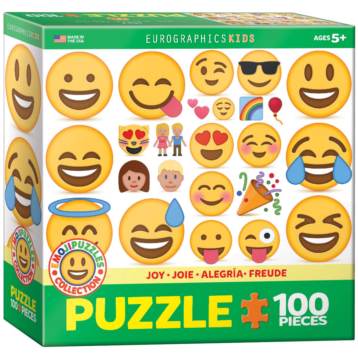 Foto 2 pulgar | Puzzle Eurographics Joy Emoji 100 Piezas - Venta Internacional.