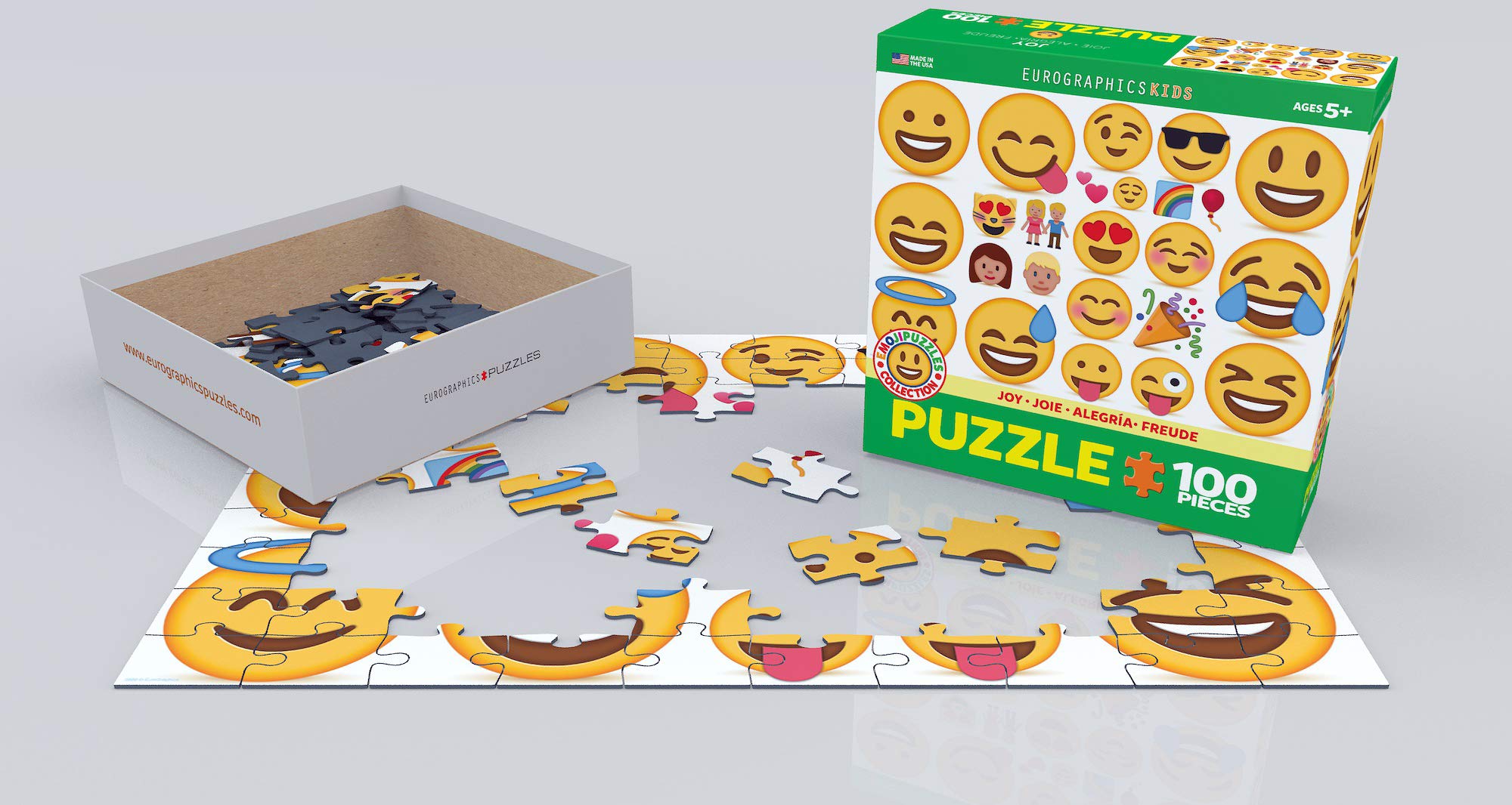 Foto 4 pulgar | Puzzle Eurographics Joy Emoji 100 Piezas - Venta Internacional.