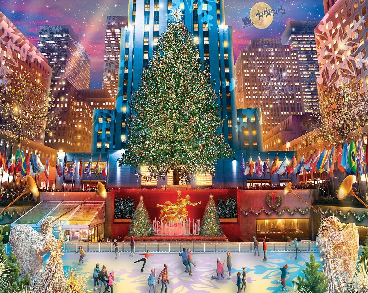 Foto 1 | Rompecabezas White Mountain Rockefeller New York 1000 Piezas - Venta Internacional.