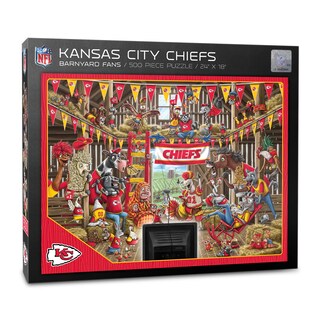 Foto 1 | Puzzle Youthefan Nfl Kansas City Chiefs Barnyard Fans, 500 Unidades - Venta Internacional.