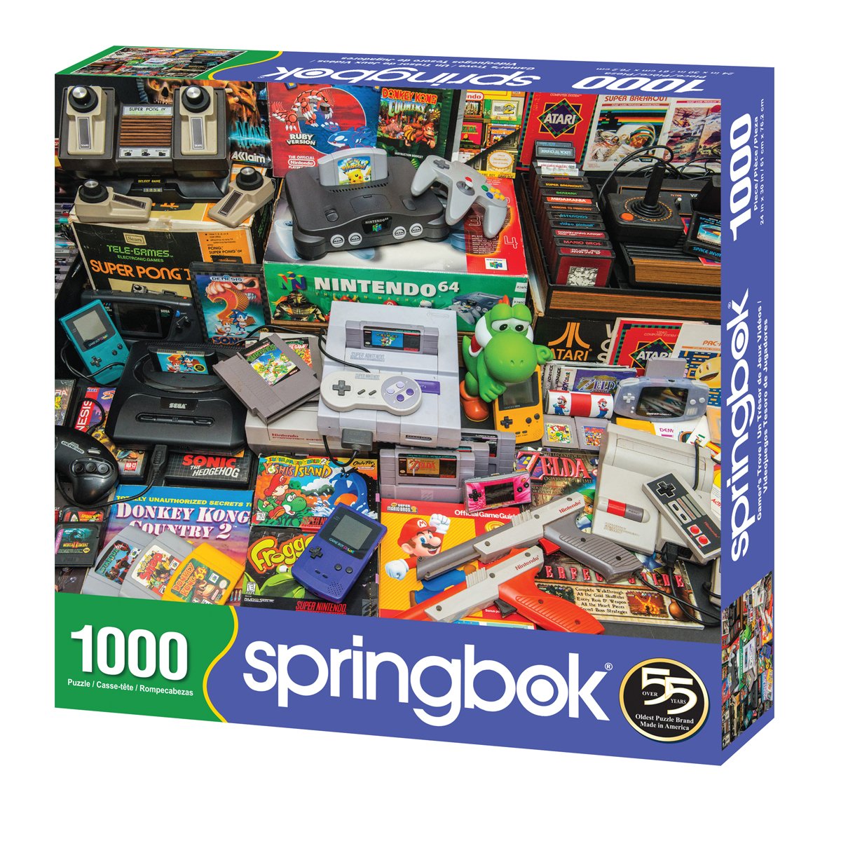 Foto 2 | Rompecabezas Springbok Gamer's Trove 1000 Piezas Para Adultos - Venta Internacional.