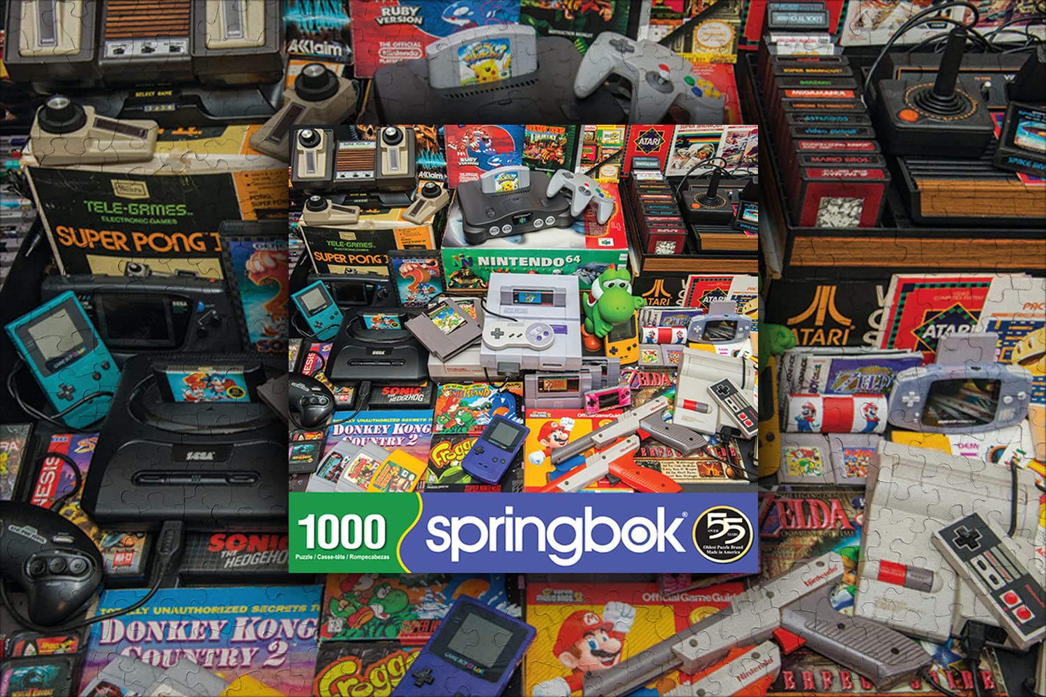 Foto 4 | Rompecabezas Springbok Gamer's Trove 1000 Piezas Para Adultos - Venta Internacional.