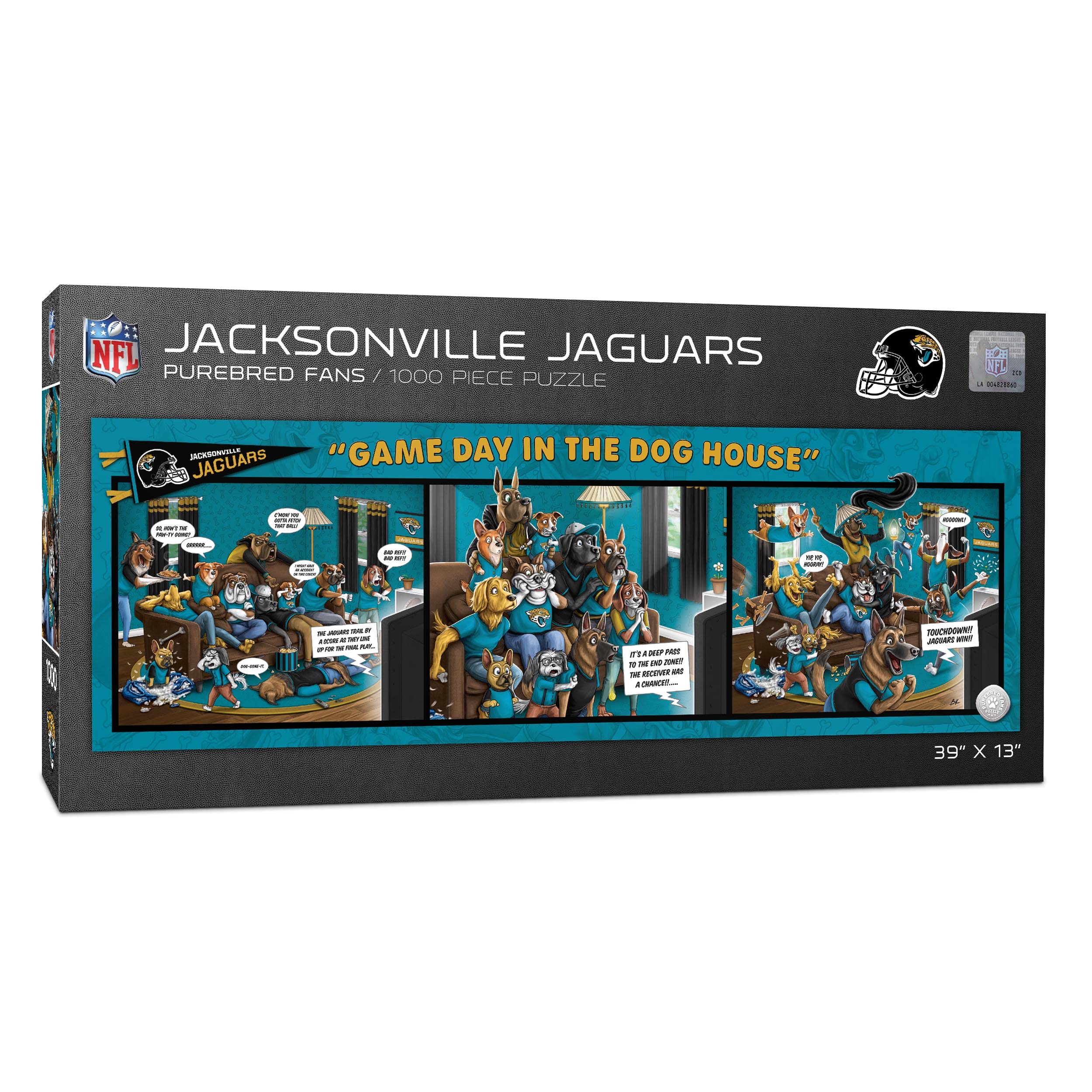 Puzzle Youthefan Nfl Jacksonville Jaguars Game Day 1000 Unidades - Venta Internacional.