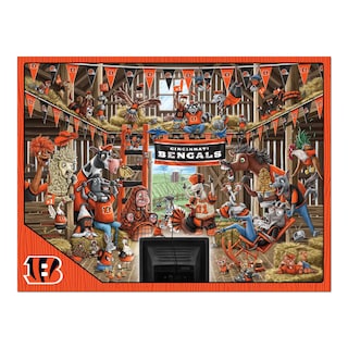 Foto 3 | Puzzle Youthefan Nfl Cincinnati Bengals Barnyard Fans, 500 Unidades - Venta Internacional.