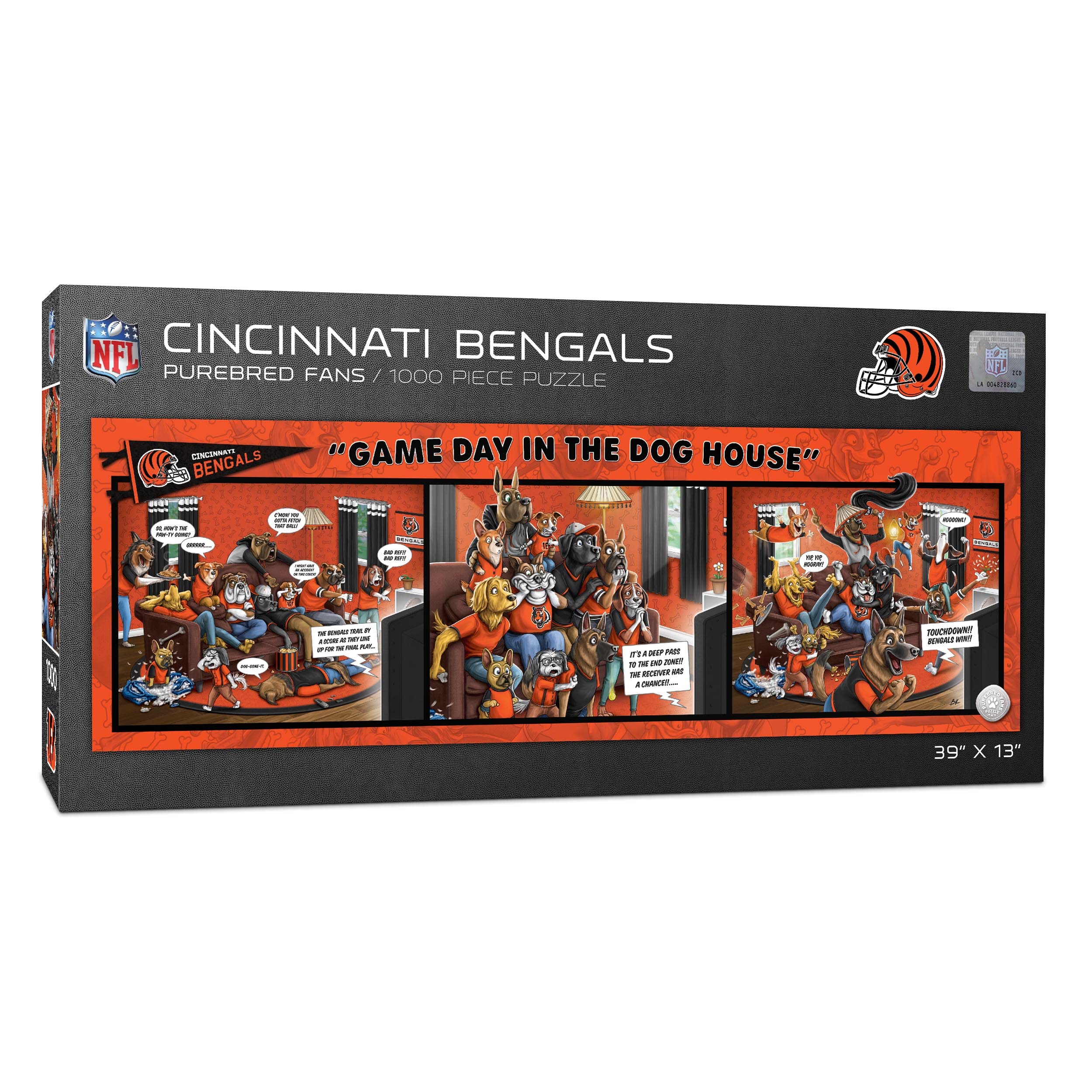 Foto 2 pulgar | Puzzle Youthefan Nfl Cincinnati Bengals Game Day 1000 Unidades - Venta Internacional.