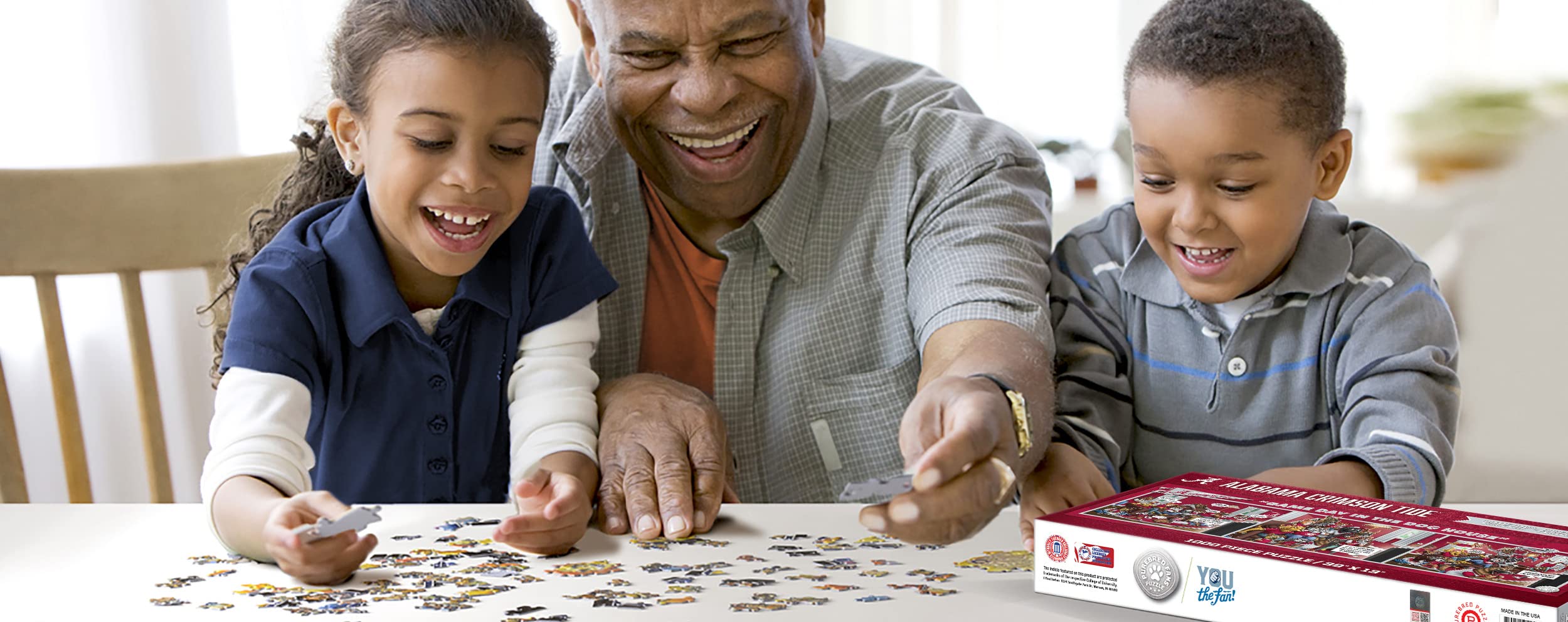 Foto 3 pulgar | Puzzle Youthefan Ncaa Alabama Crimson Tide Game Day, 1000 Unidades - Venta Internacional.