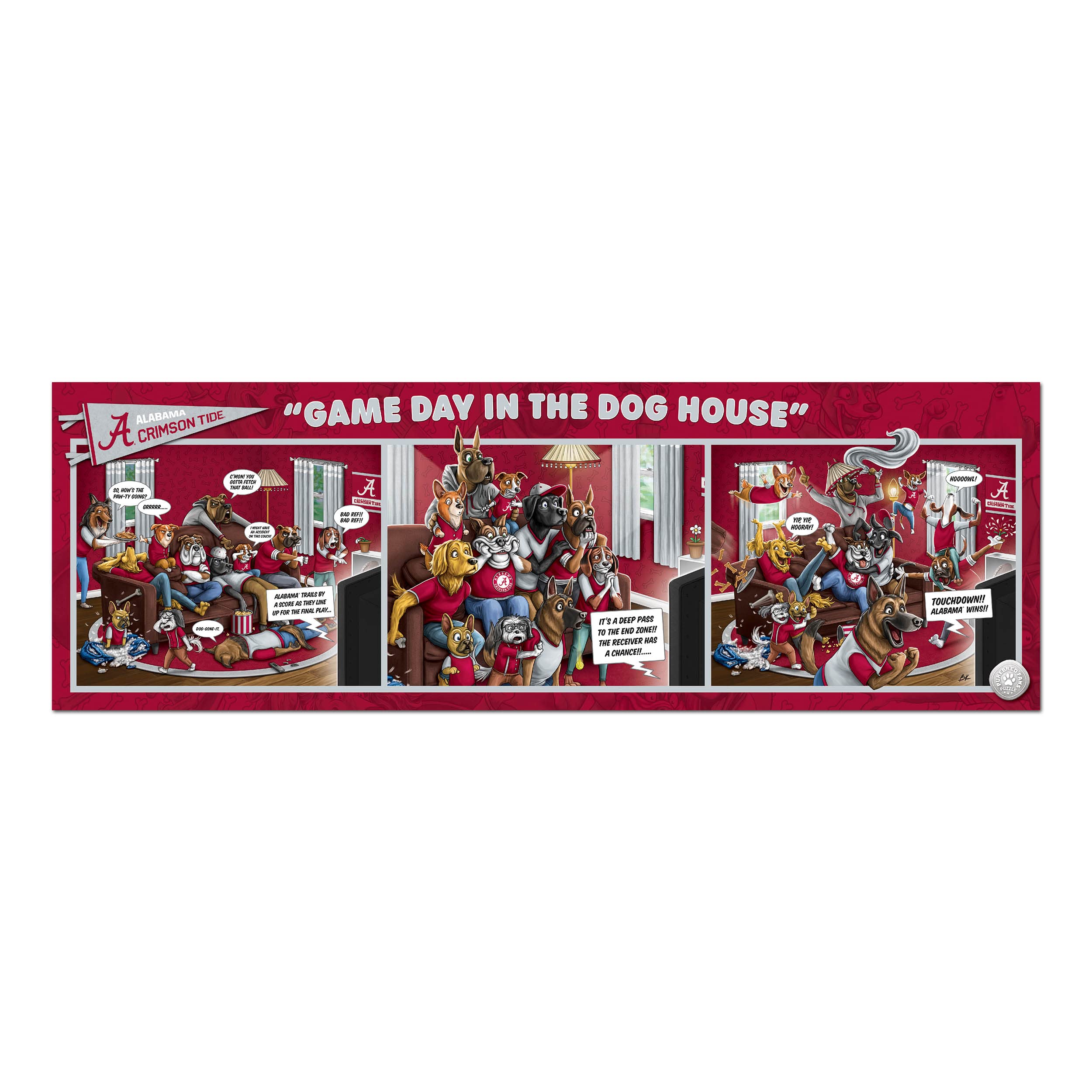 Foto 4 pulgar | Puzzle Youthefan Ncaa Alabama Crimson Tide Game Day, 1000 Unidades - Venta Internacional.