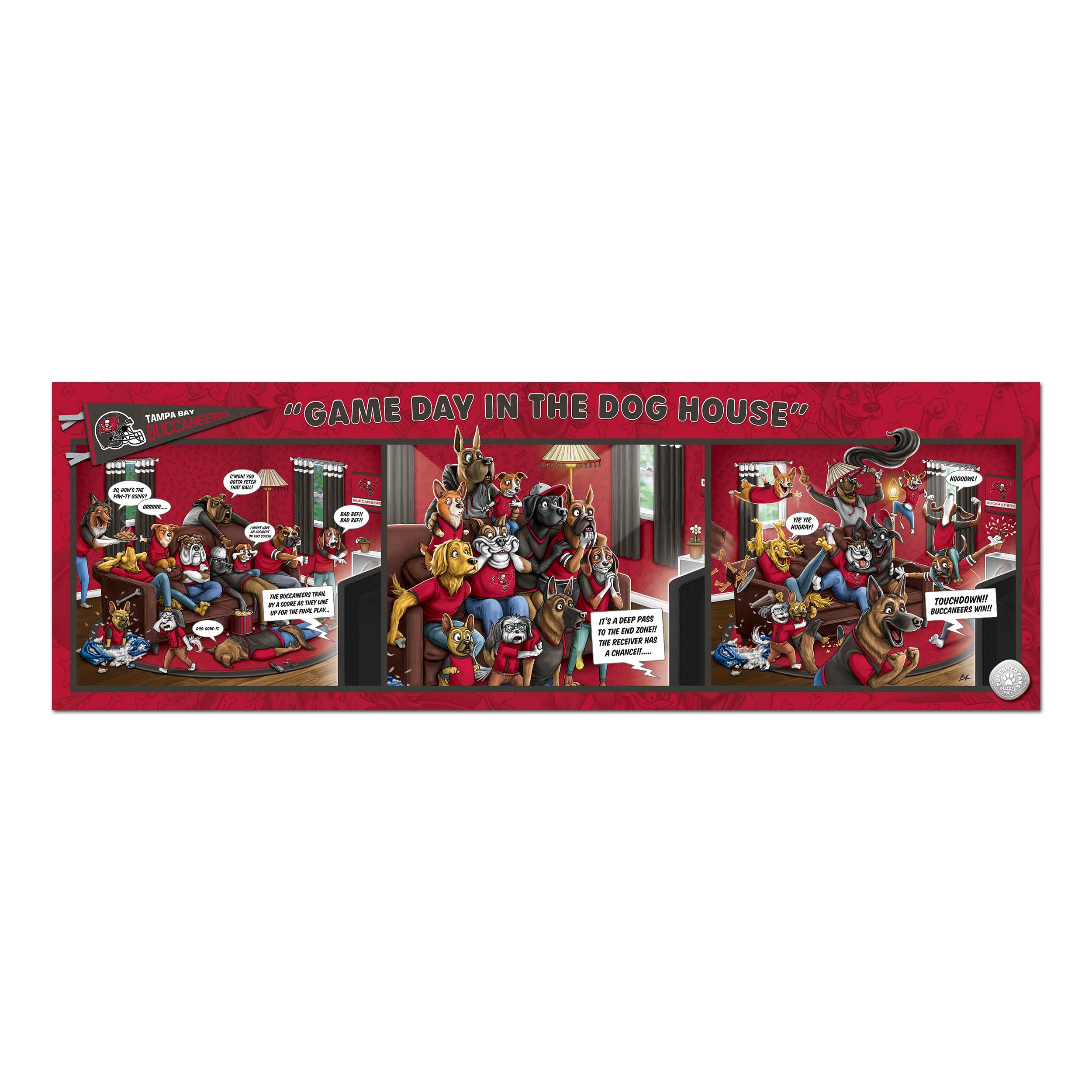 Foto 4 pulgar | Puzzle Youthefan Nfl Tampa Bay Buccaneers Game Day, 1000 Unidades - Venta Internacional.