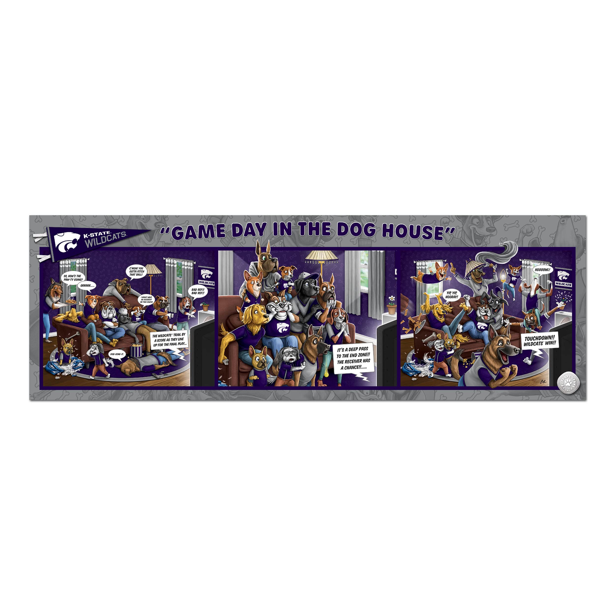 Foto 4 pulgar | Puzzle Youthefan De La Ncaa Kansas State Wildcats, 1000 Unidades - Venta Internacional.