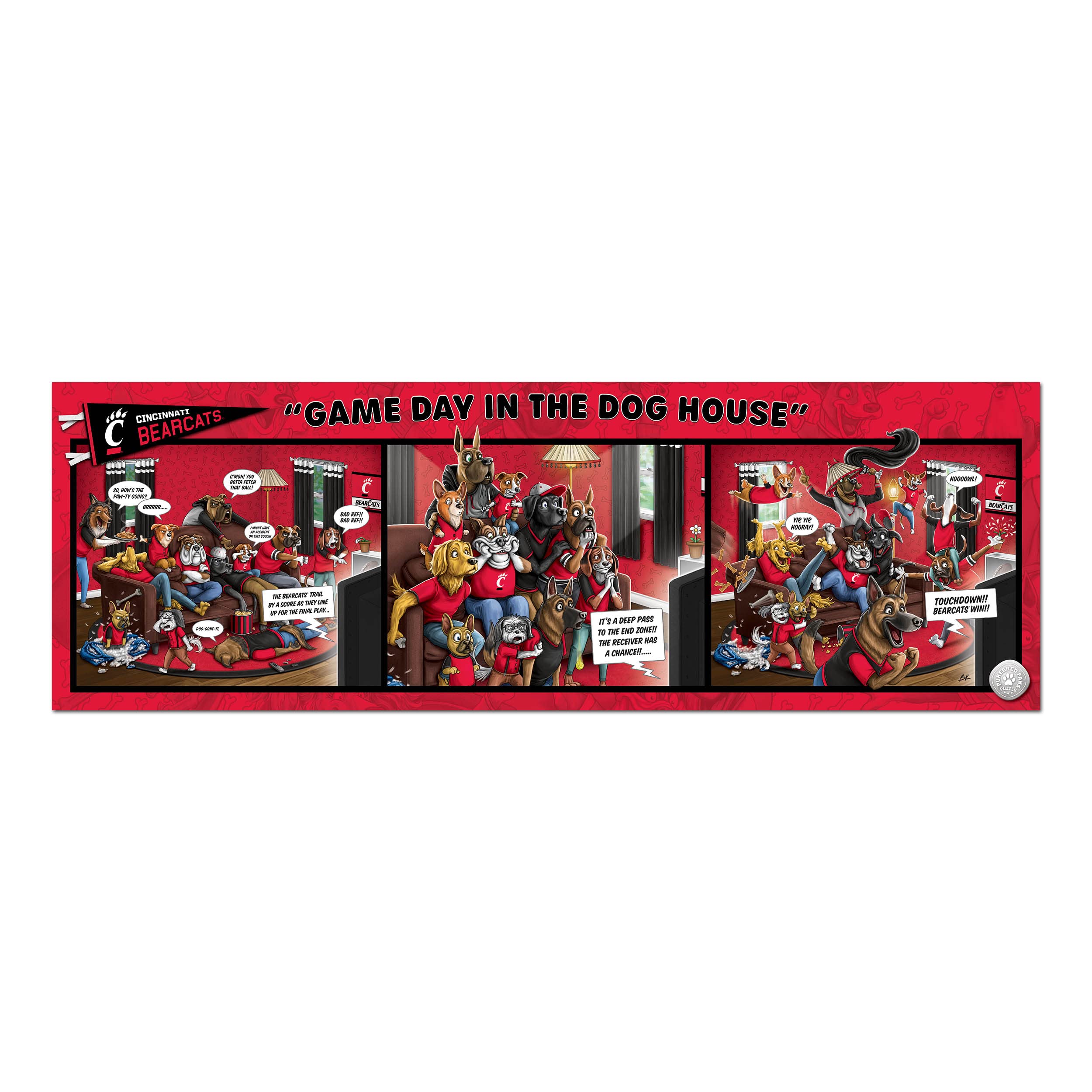 Foto 4 pulgar | Puzzle Youthefan Ncaa Cincinnati Bearcats De 1000 Piezas - Venta Internacional.