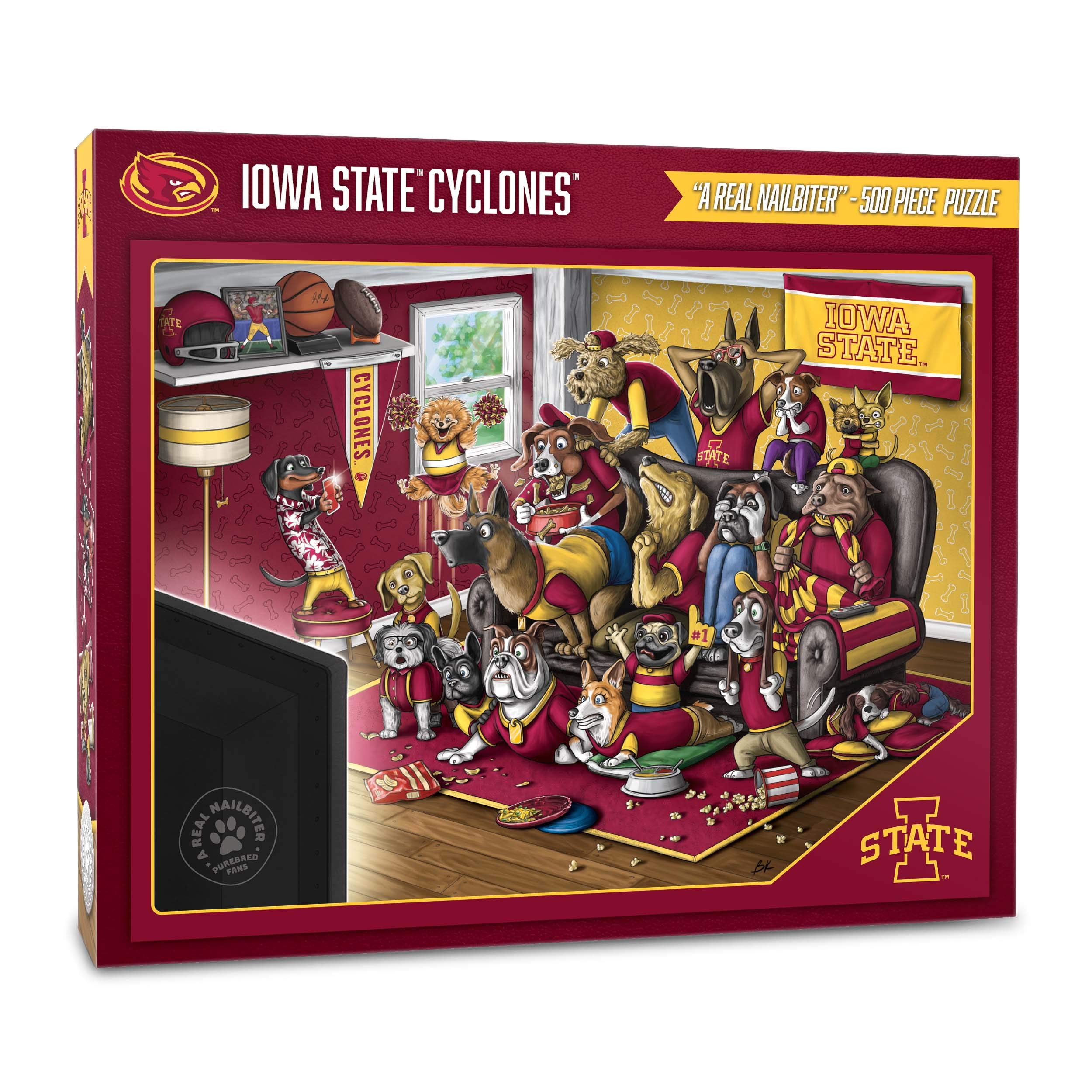 Foto 2 pulgar | Puzzle Youthefan Ncaa Iowa State Cyclones Purebred Fans, 500 Unidades - Venta Internacional.