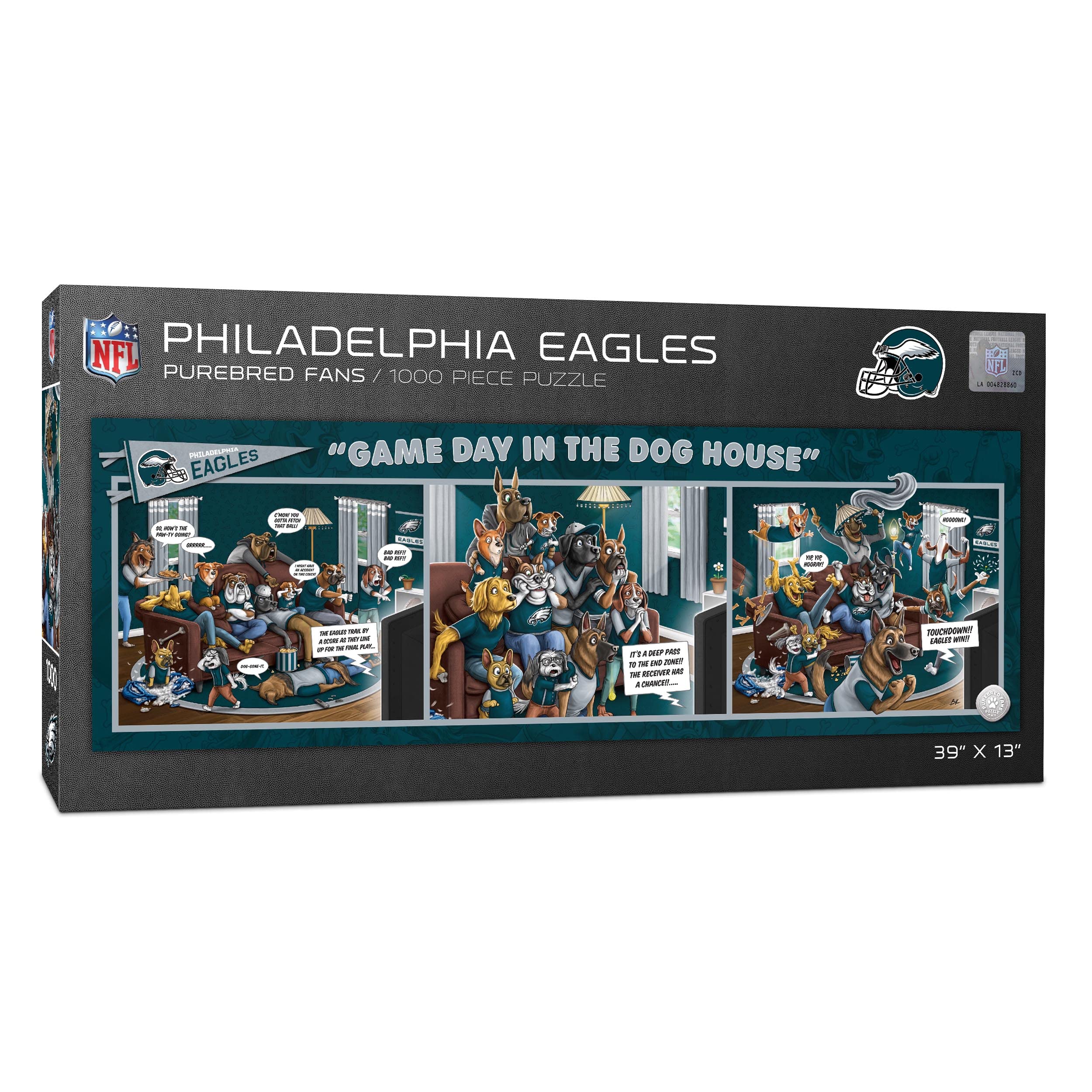 Foto 2 pulgar | Puzzle Youthefan Nfl Philadelphia Eagles Game Day 1000 Unidades - Venta Internacional.