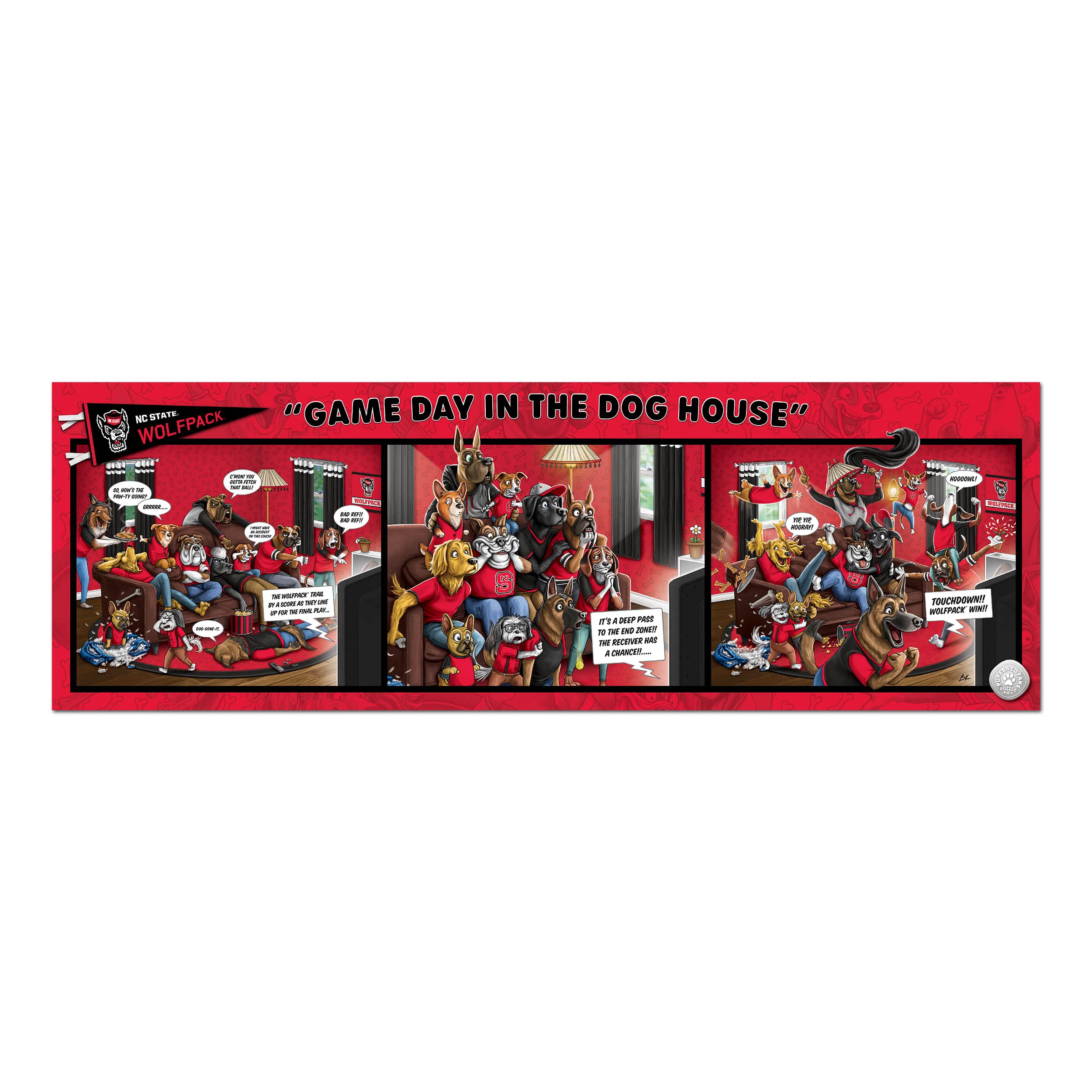 Foto 4 pulgar | Puzzle Youthefan Ncaa Nc State Wolfpack Game Day, 1000 Unidades - Venta Internacional.