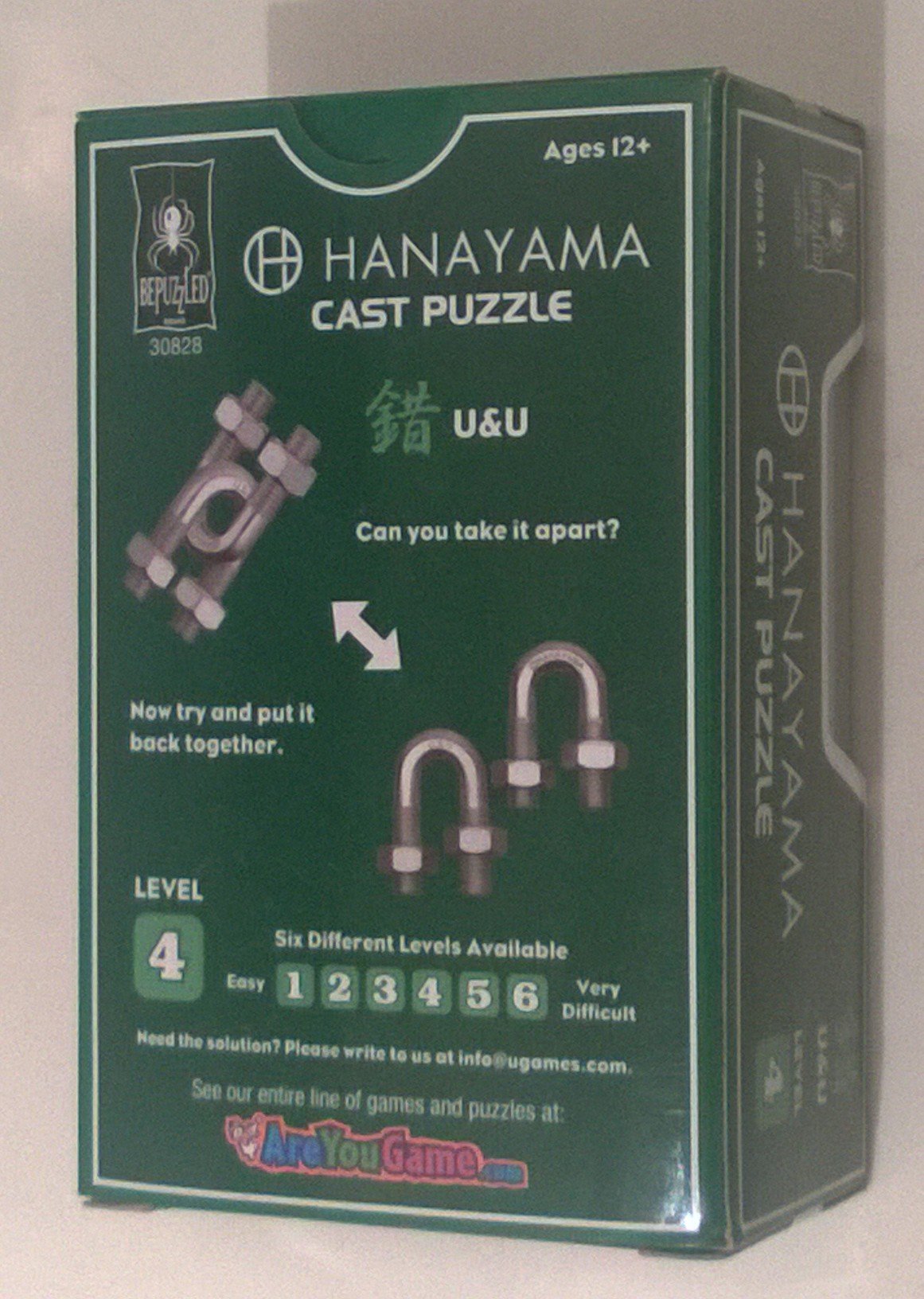 Foto 3 pulgar | Rompecabezas Bepuzzled | U&u Hanayama Metal Level 4 - Venta Internacional.