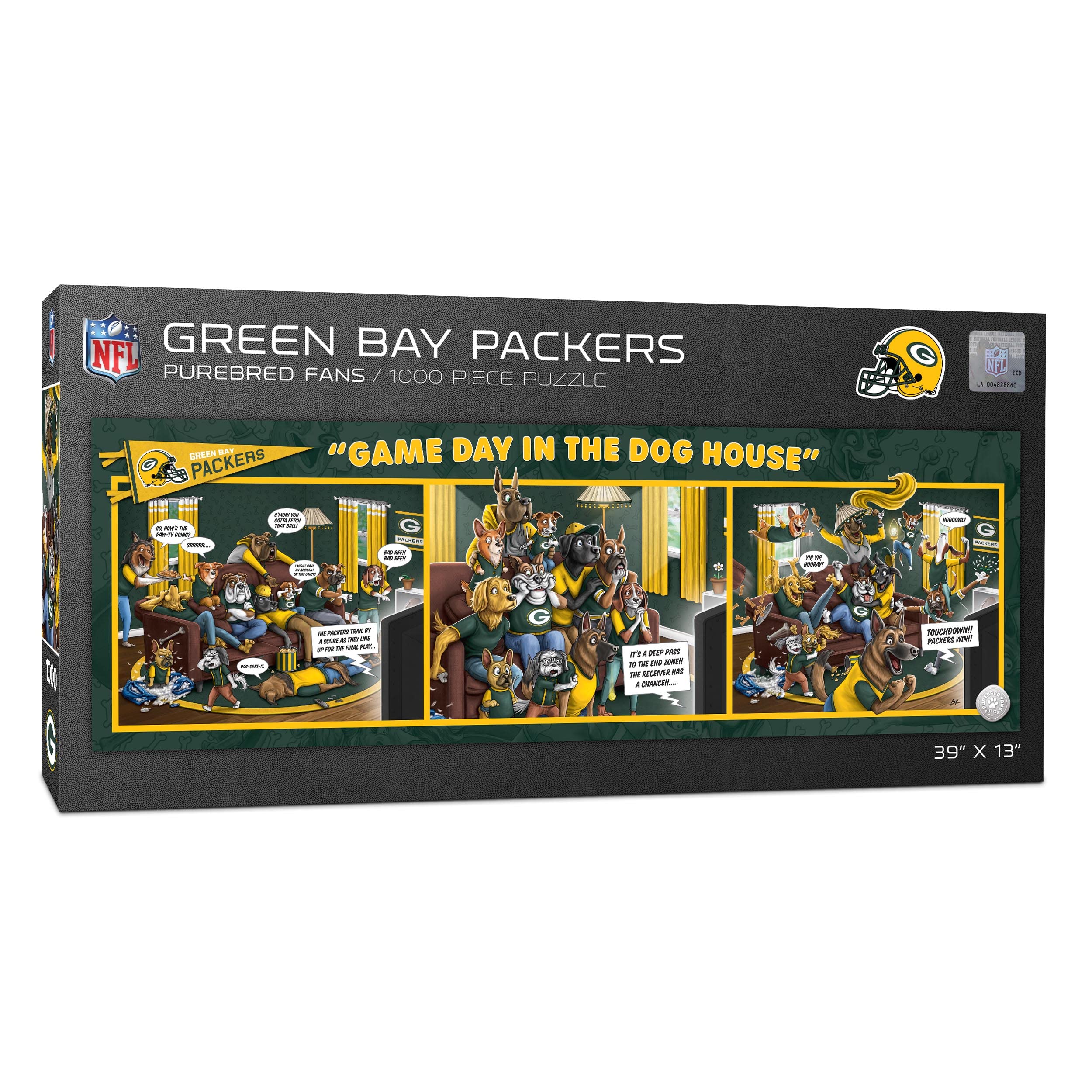 Foto 2 pulgar | Puzzle Youthefan Nfl Green Bay Packers Game Day 1000 Unidades - Venta Internacional.