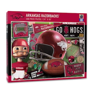 Foto 1 | Puzzle Youthefan De La Ncaa Arkansas Razorbacks Retro, 500 Piezas - Venta Internacional.