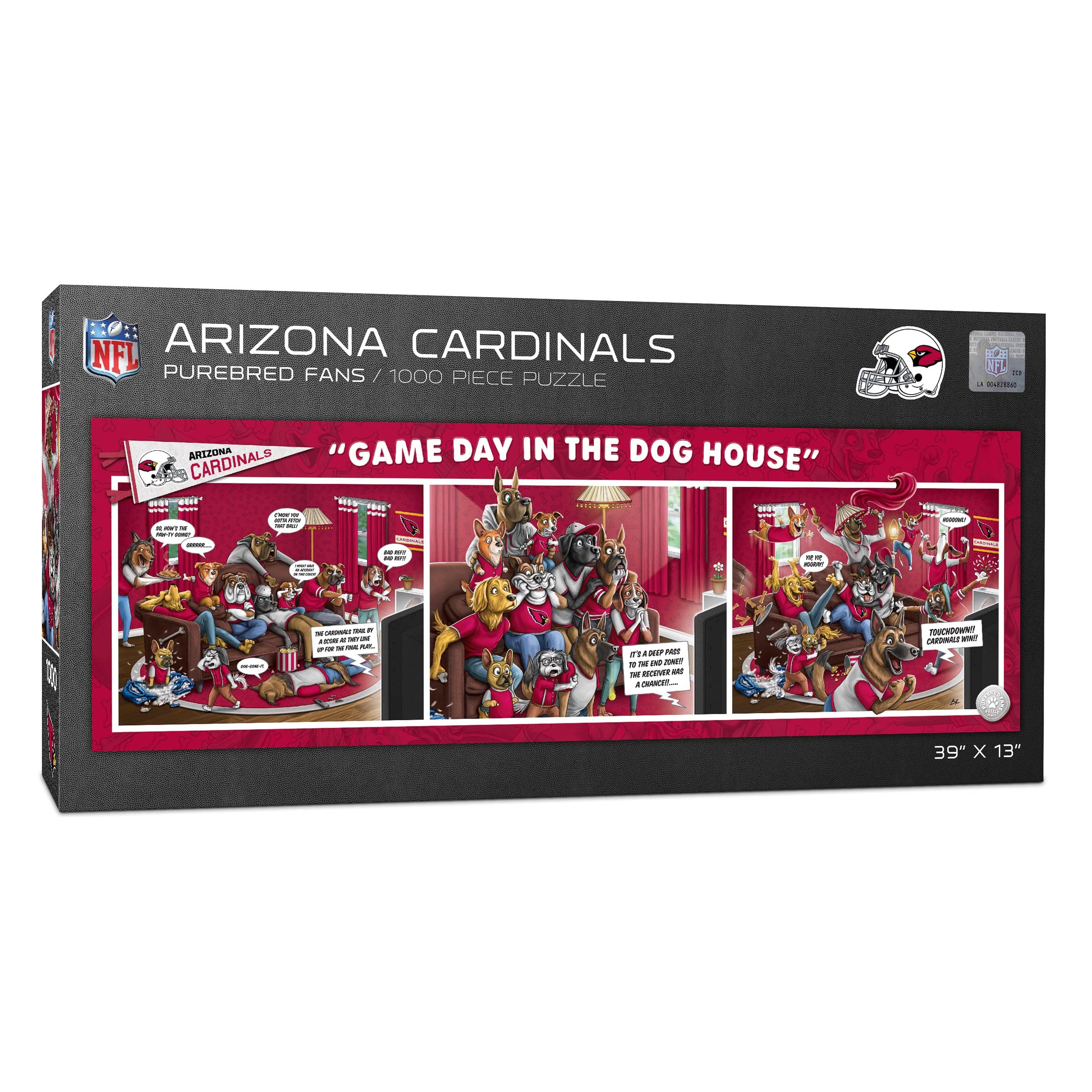 Puzzle Youthefan Nfl Arizona Cardinals Game Day 1000 Unidades - Venta Internacional.