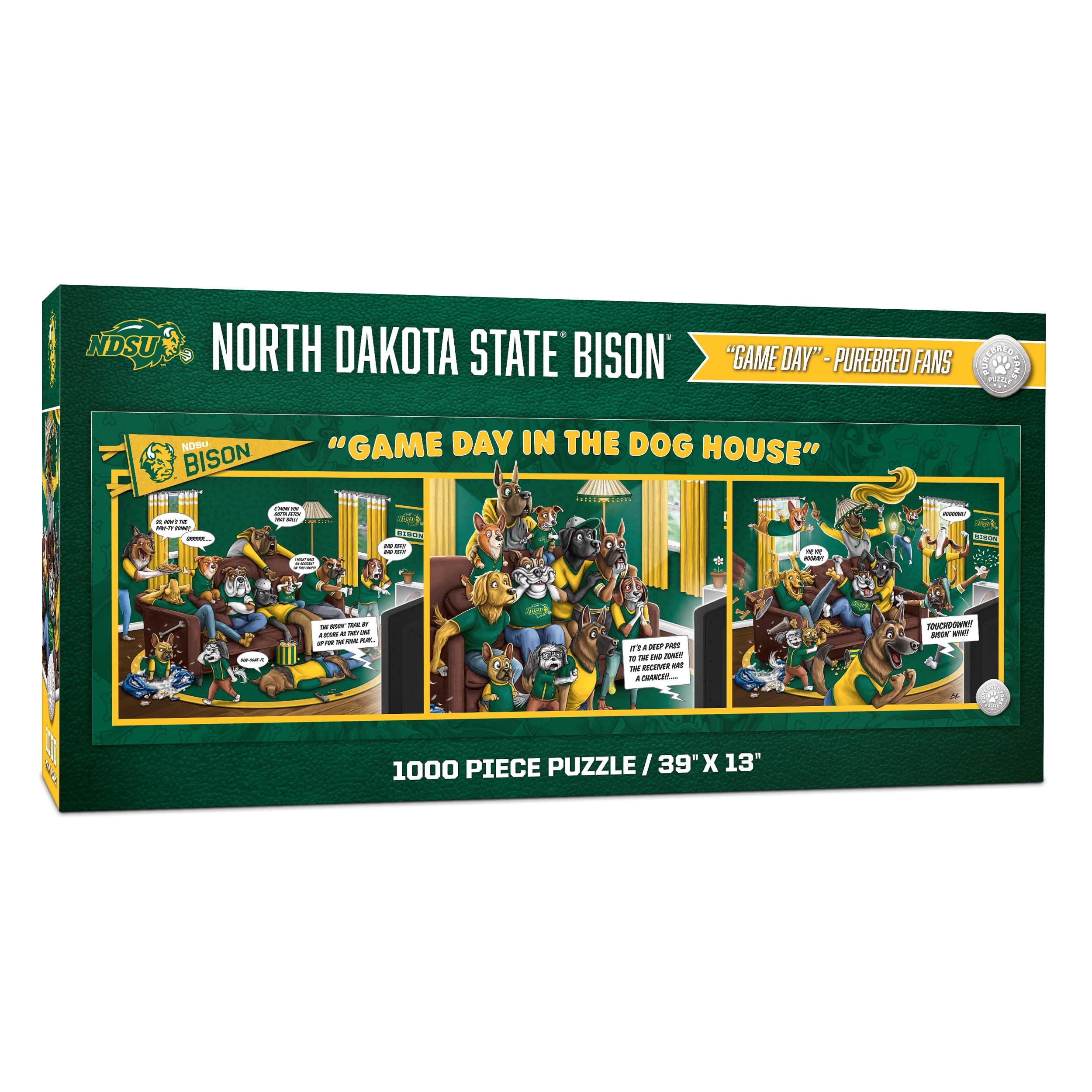 Puzzle Youthefan Ncaa State Bison De Dakota Del Norte, 1000 Unidades - Venta Internacional.