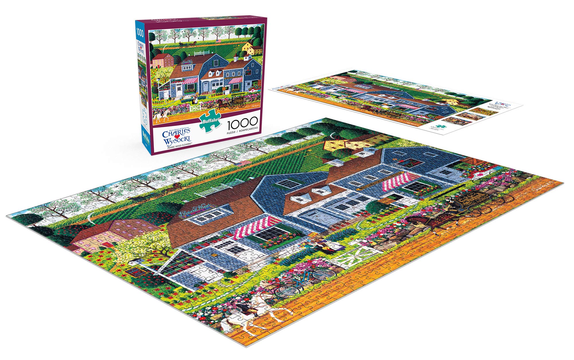 Foto 4 pulgar | Rompecabezas Buffalo Games Charles Wysocki Prairie Wind - Venta Internacional.