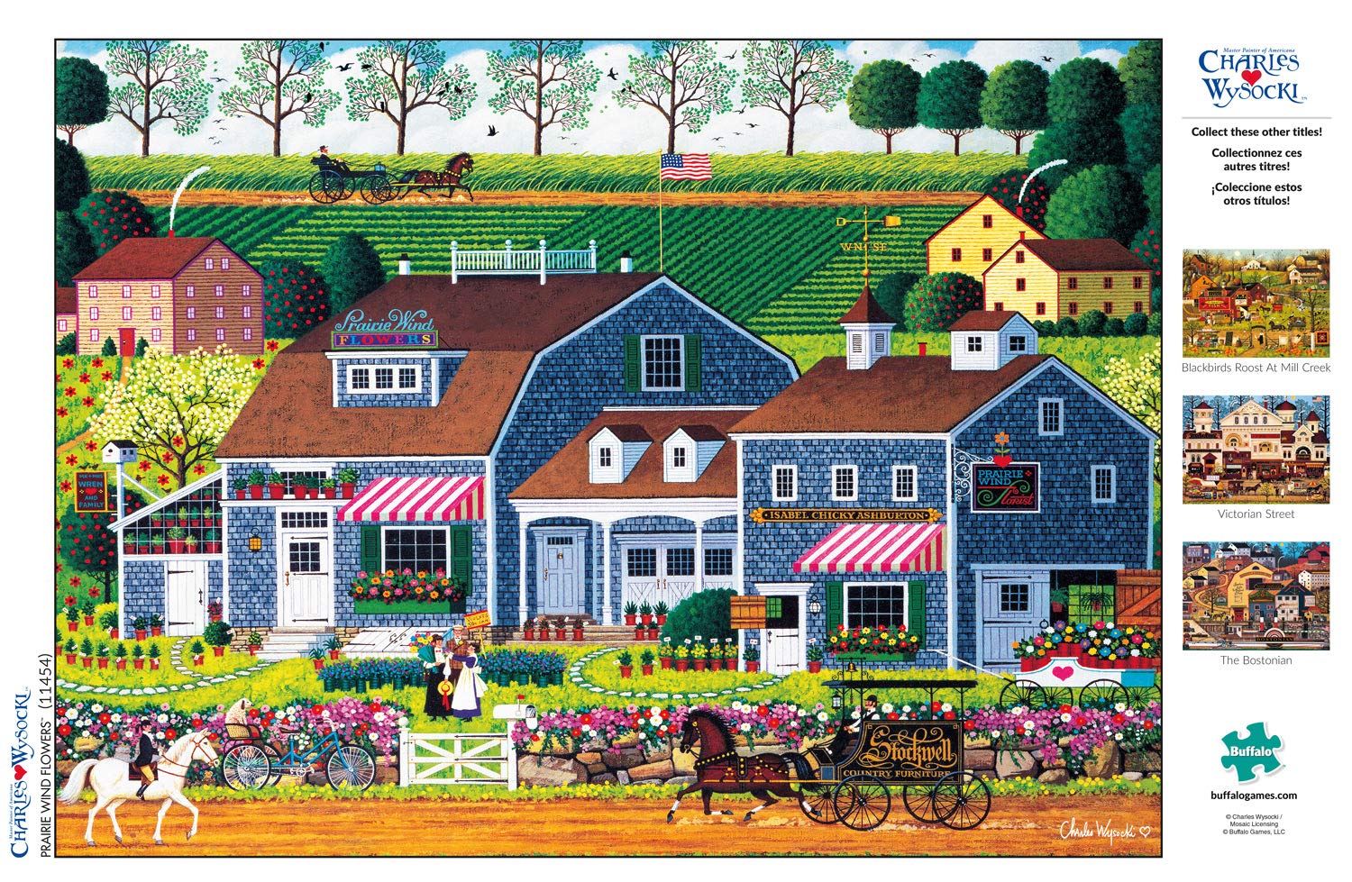 Foto 5 pulgar | Rompecabezas Buffalo Games Charles Wysocki Prairie Wind - Venta Internacional.