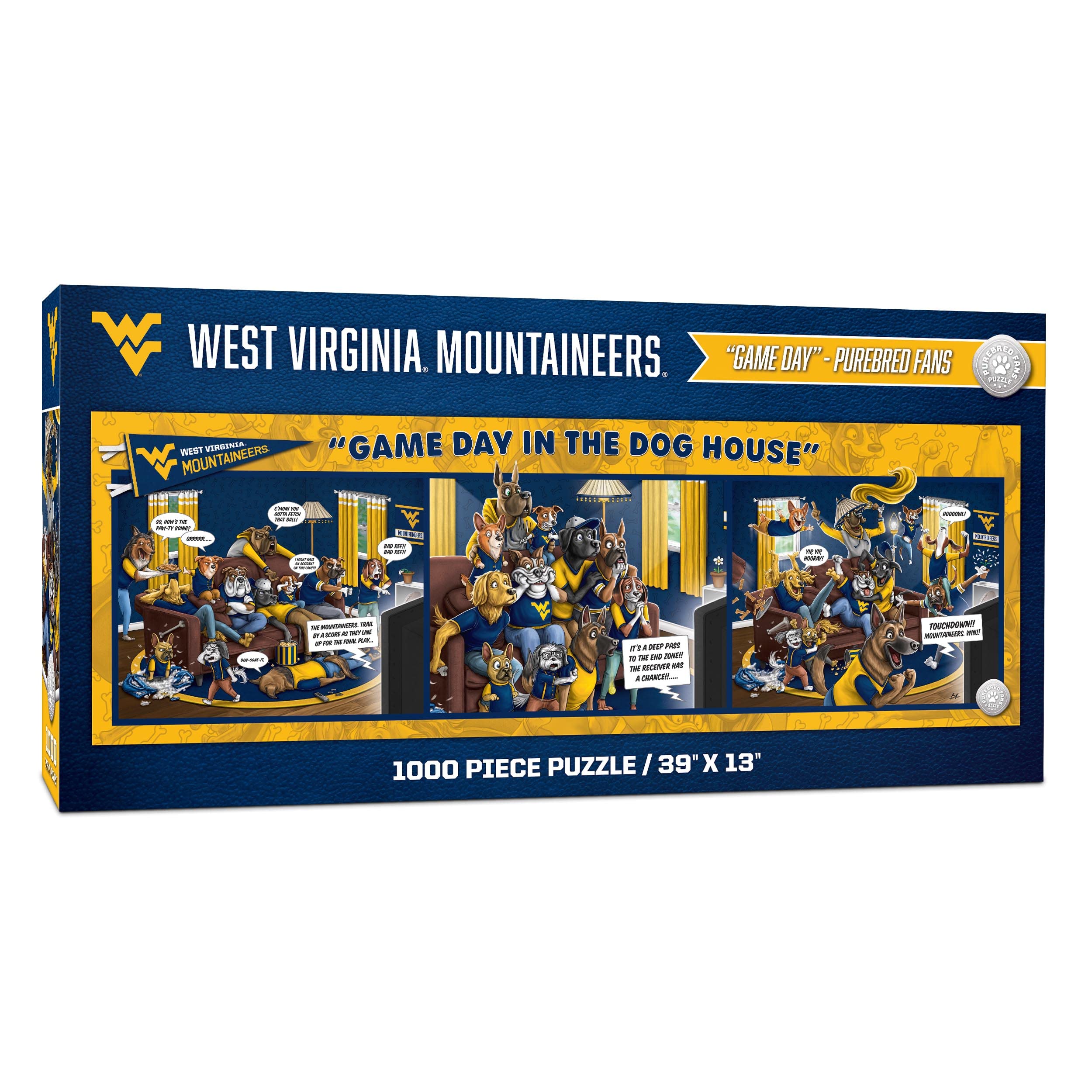 Puzzle Youthefan Ncaa West Virginia Mountaineers, 1000 Unidades - Venta Internacional.