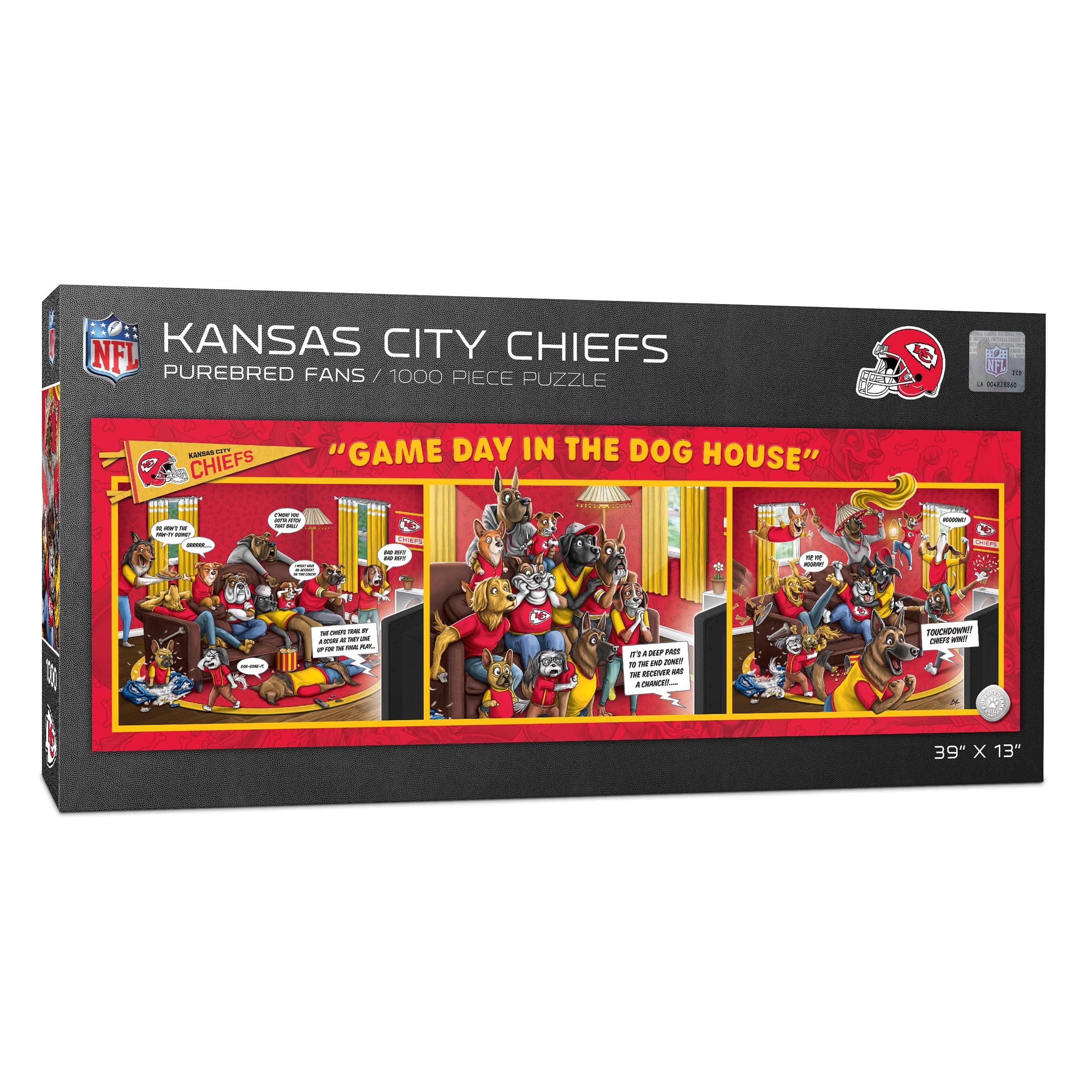 Foto 2 pulgar | Puzzle Youthefan Nfl Kansas City Chiefs Game Day 1000 Unidades - Venta Internacional.