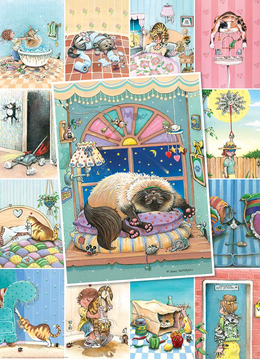 Foto 3 pulgar | Puzzle Eurographics Eurhr Cat's Life De Gary Patterson, 500 Piezas - Venta Internacional.