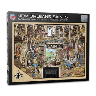 Foto 1 | Puzzle Youthefan Nfl New Orleans Saints Barnyard Fans, 500 Unidades - Venta Internacional.