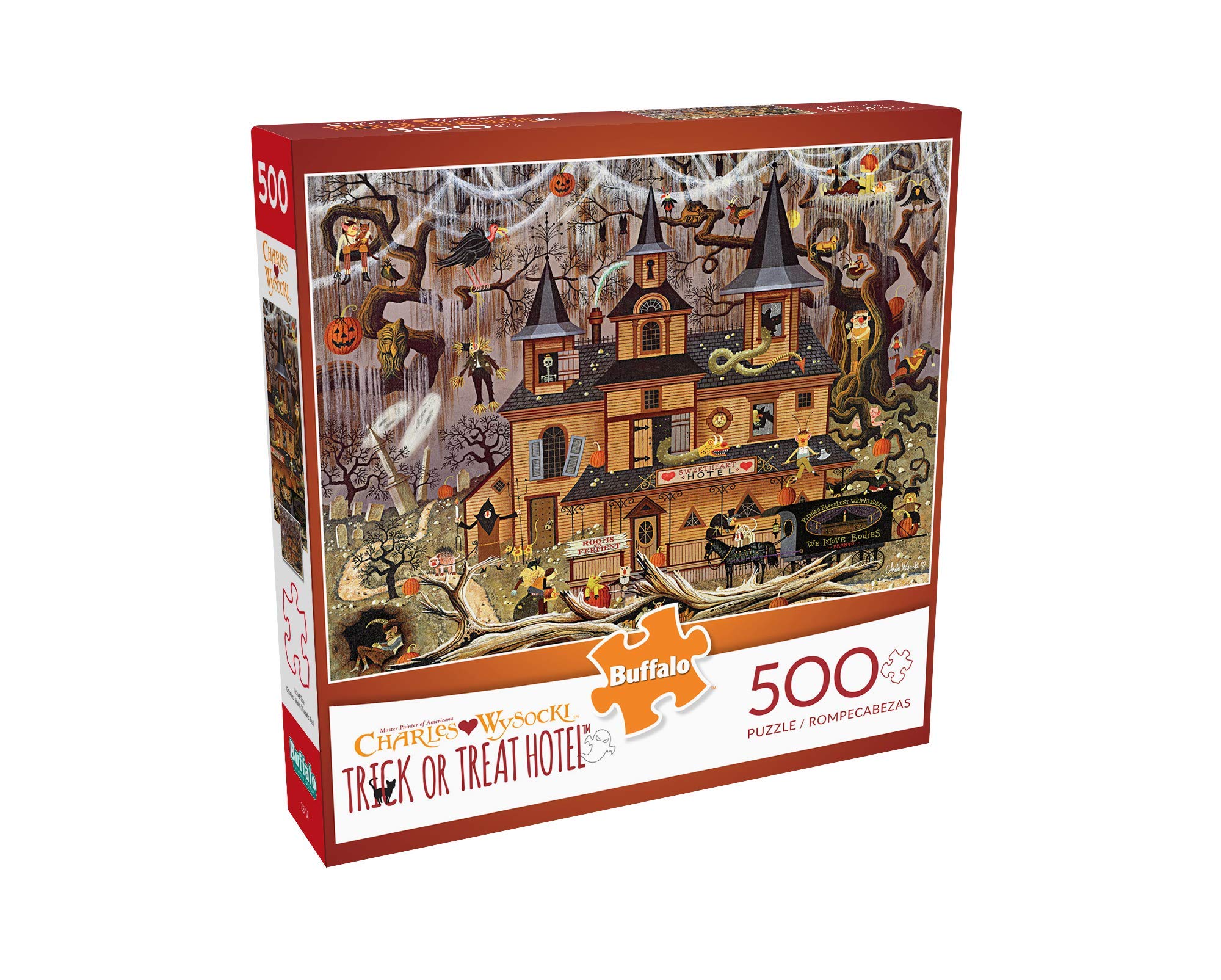 Foto 2 | Rompecabezas Buffalo Games Charles Wysocki Trick Or Treat - Venta Internacional.