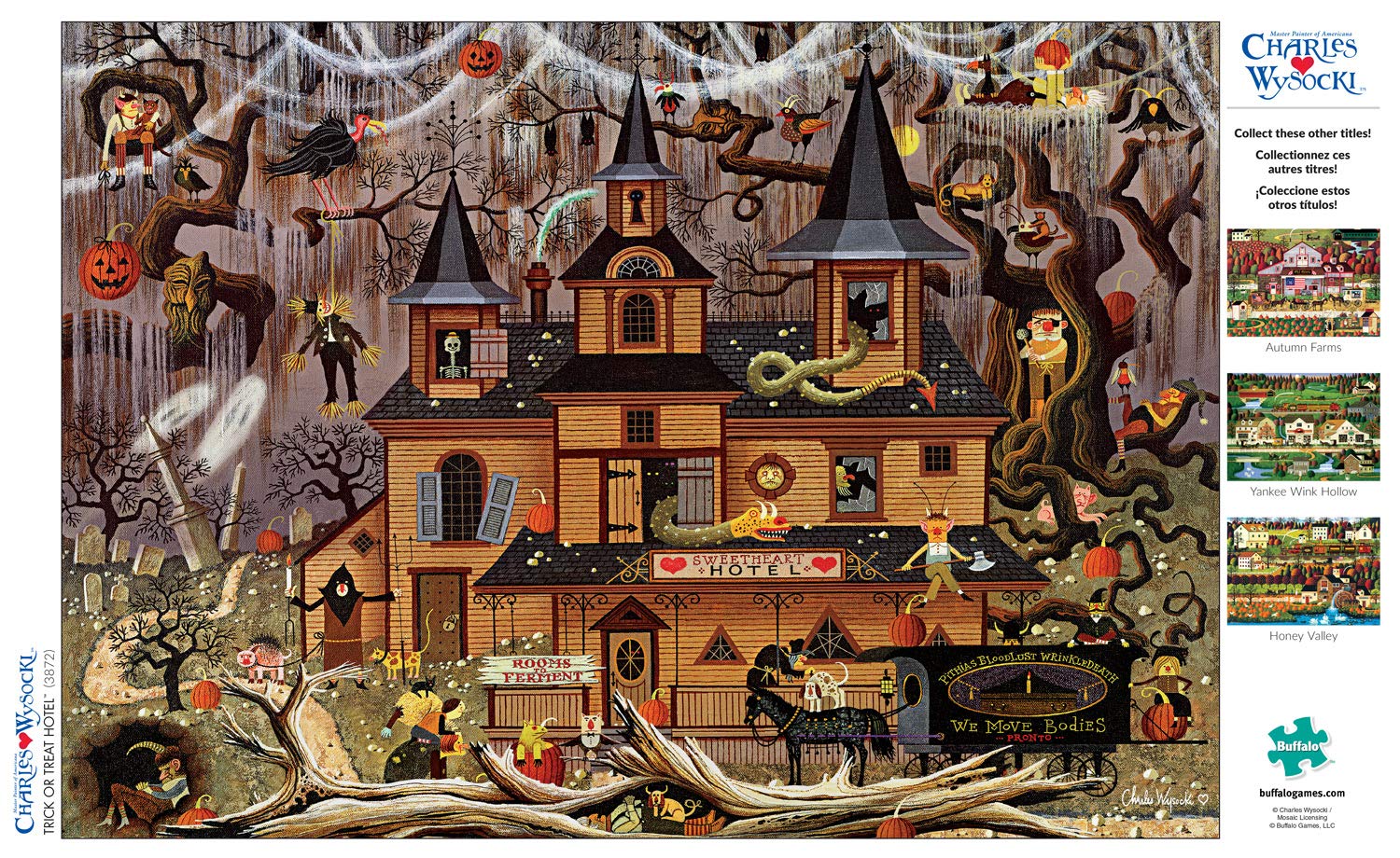 Foto 5 pulgar | Rompecabezas Buffalo Games Charles Wysocki Trick Or Treat - Venta Internacional.