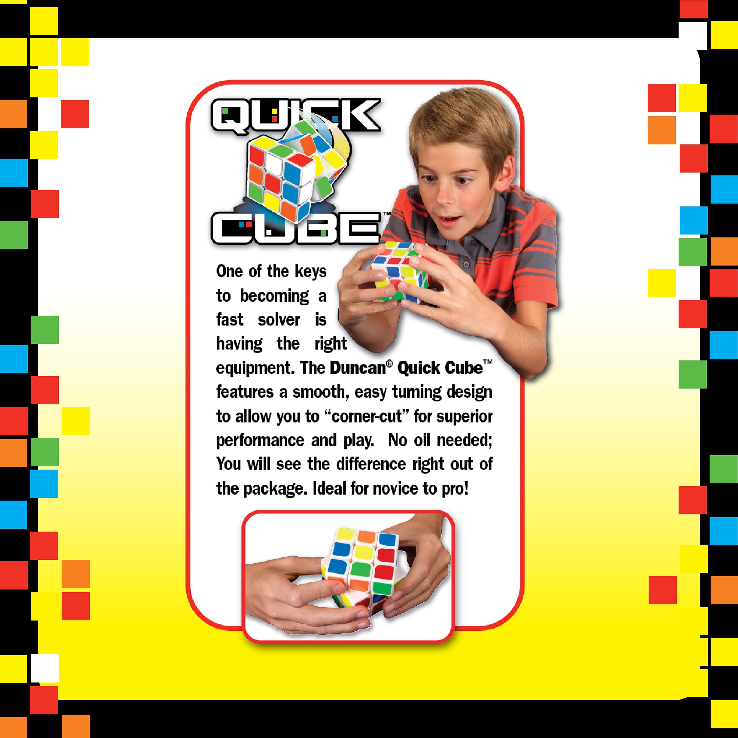 Foto 3 pulgar | Brain Game Toy Duncan Toys Quick Cube 3x3 Para Todas Las Edades - Venta Internacional.