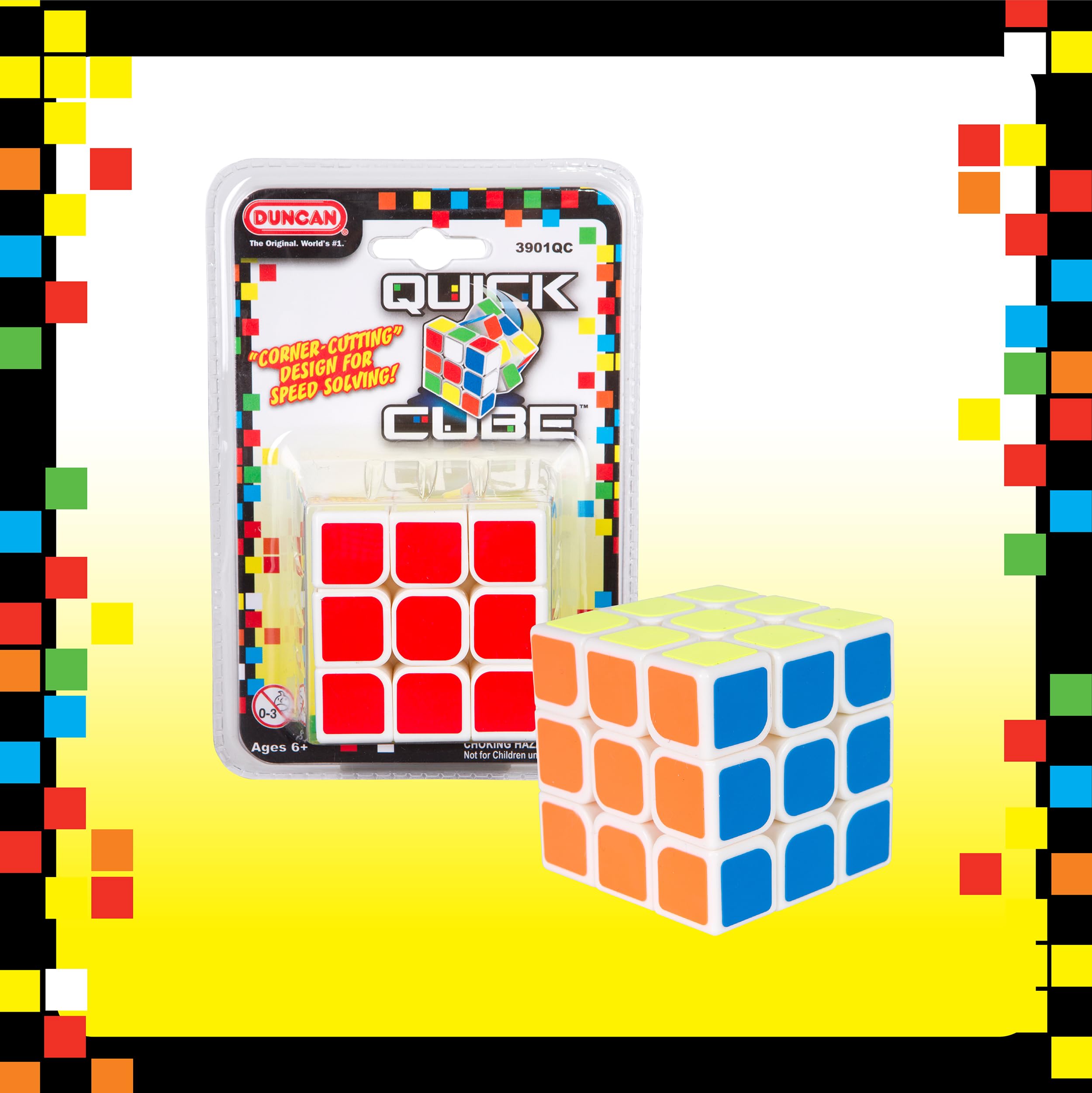 Foto 4 pulgar | Brain Game Toy Duncan Toys Quick Cube 3x3 Para Todas Las Edades - Venta Internacional.