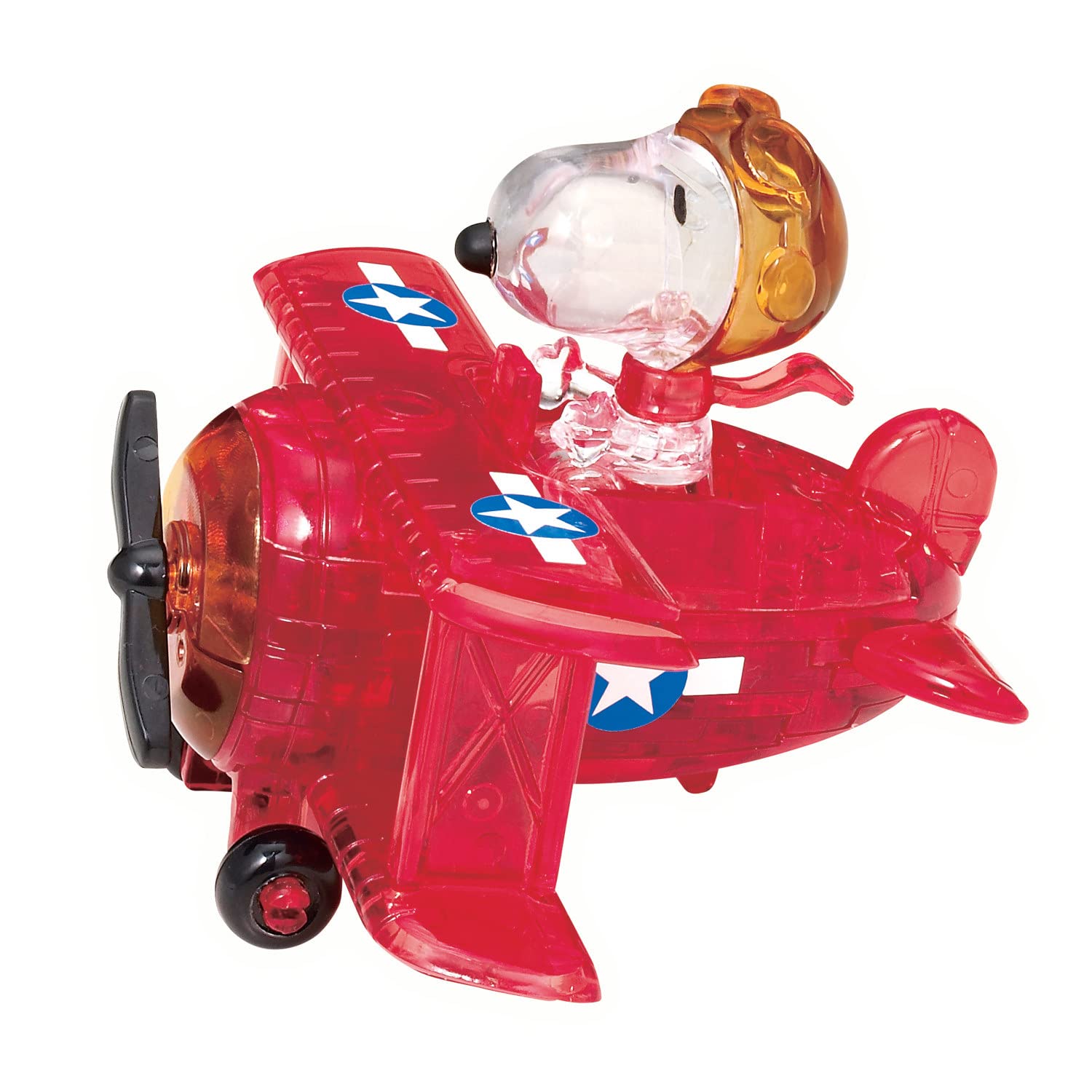 Foto 4 pulgar | Puzzle De Cristal 3d Bepuzzled Peanuts Snoopy Flying Ace - Venta Internacional.