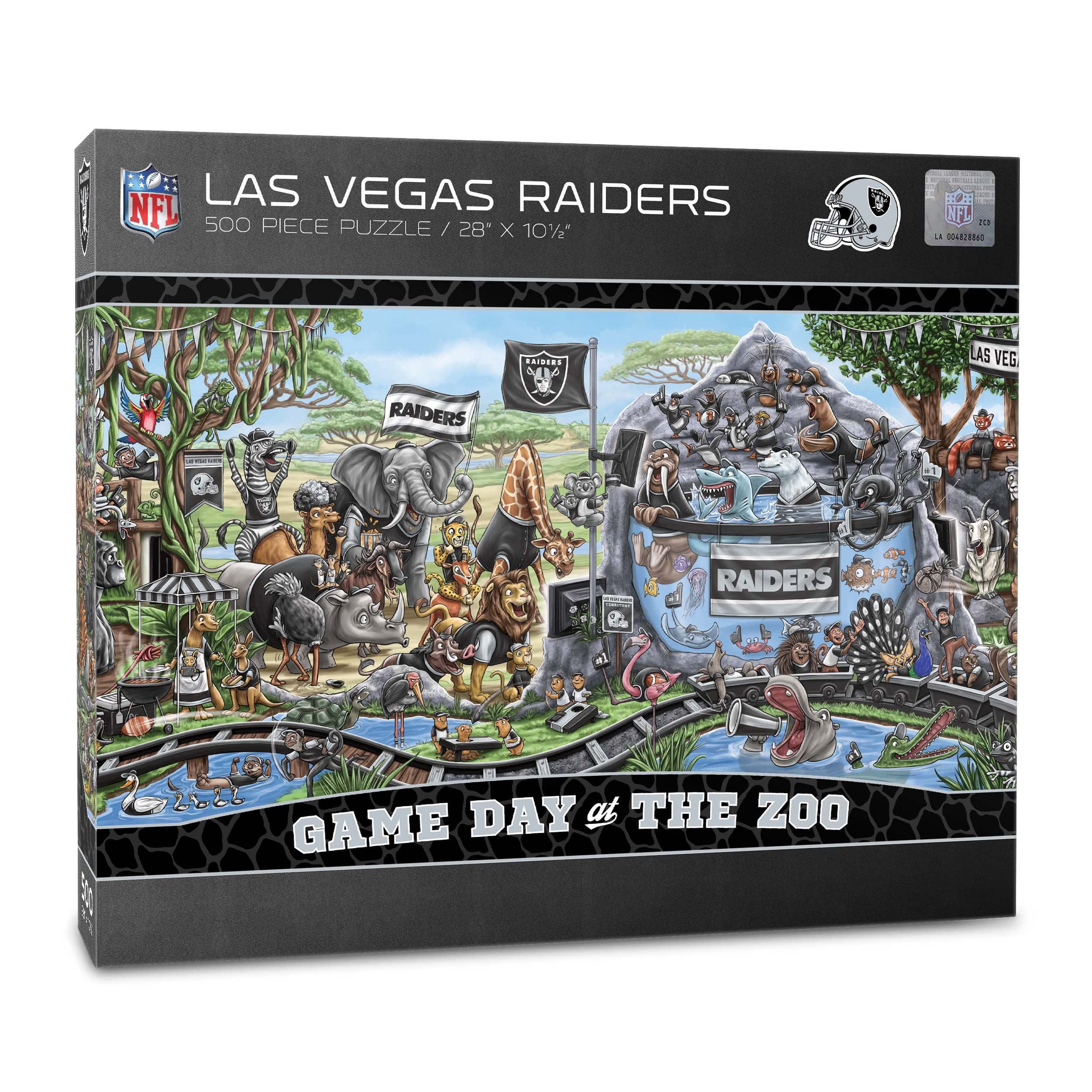 Puzzle Youthefan Nfl Las Vegas Raiders: Día Del Partido En El Zoológico - Venta Internacional.