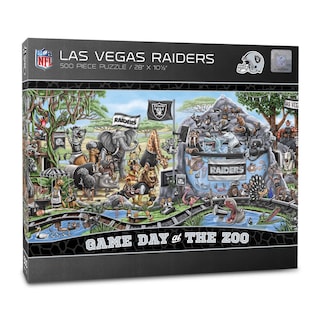 Foto 1 | Puzzle Youthefan Nfl Las Vegas Raiders: Día Del Partido En El Zoológico - Venta Internacional.