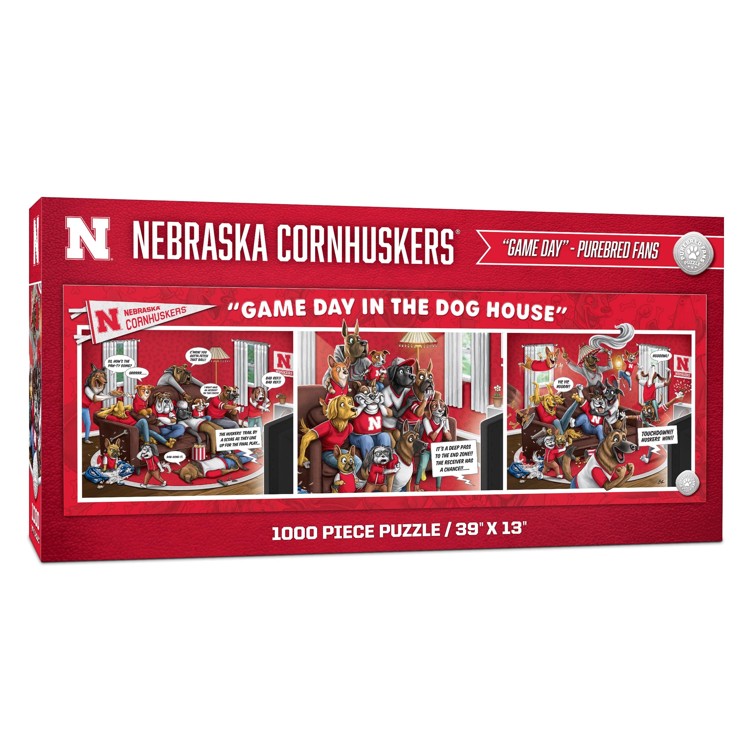 Foto 2 pulgar | Puzzle Youthefan Ncaa Nebraska Cornhuskers Game Day 1000 Unidades - Venta Internacional.