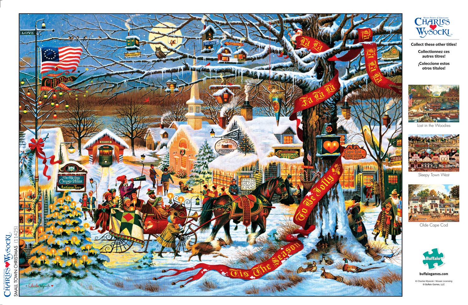 Foto 5 pulgar | Rompecabezas Buffalo Games Charles Wysocki Small Town - Venta Internacional.