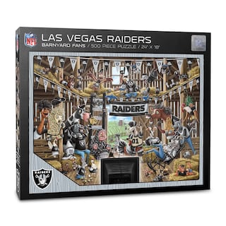 Foto 1 | Puzzle Youthefan Nfl Las Vegas Raiders Barnyard Fans, 500 Unidades - Venta Internacional.