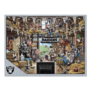 Foto 3 | Puzzle Youthefan Nfl Las Vegas Raiders Barnyard Fans, 500 Unidades - Venta Internacional.