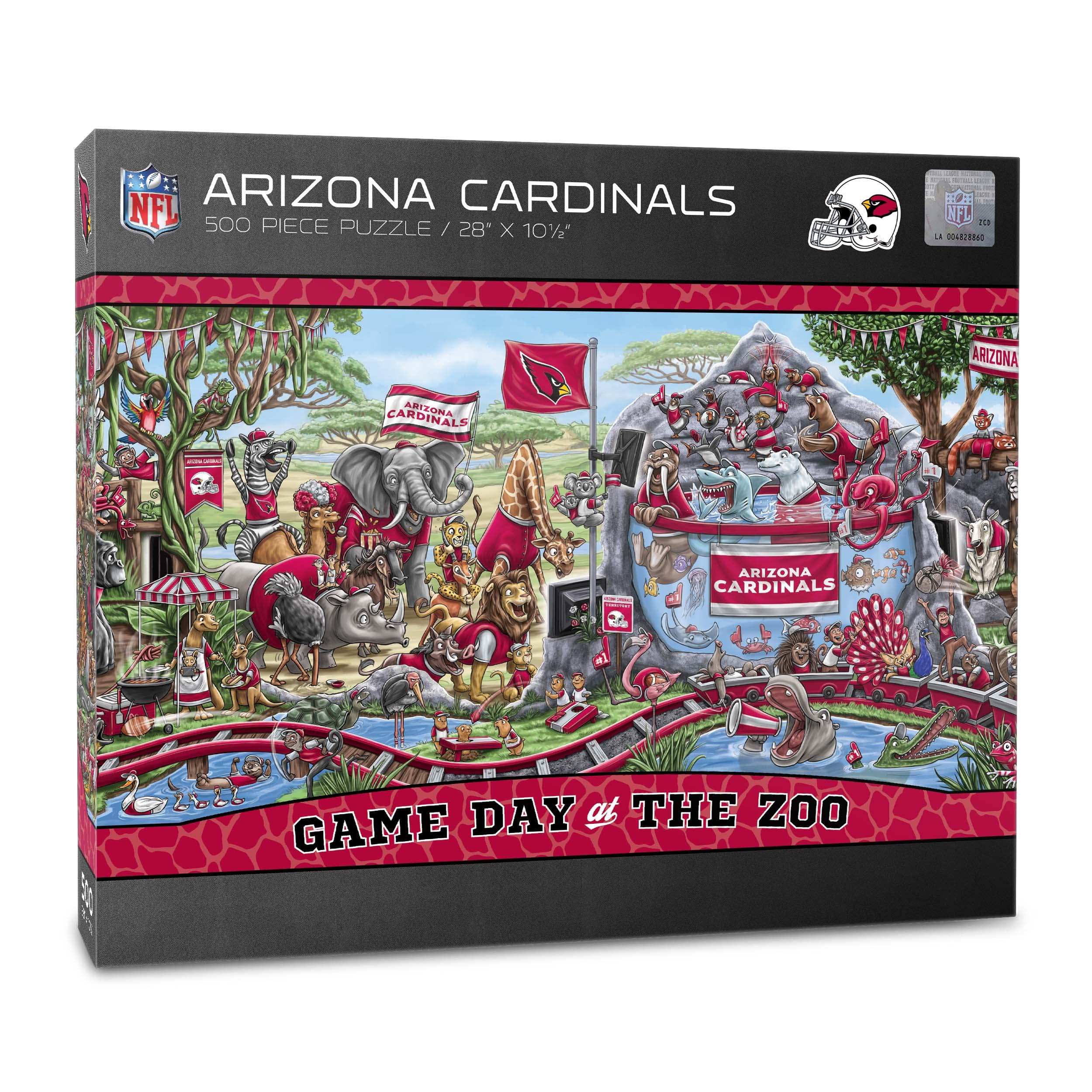 Puzzle Youthefan: Día Del Partido De Los Arizona Cardinals De La Nfl En El Zoológico - Venta Internacional.