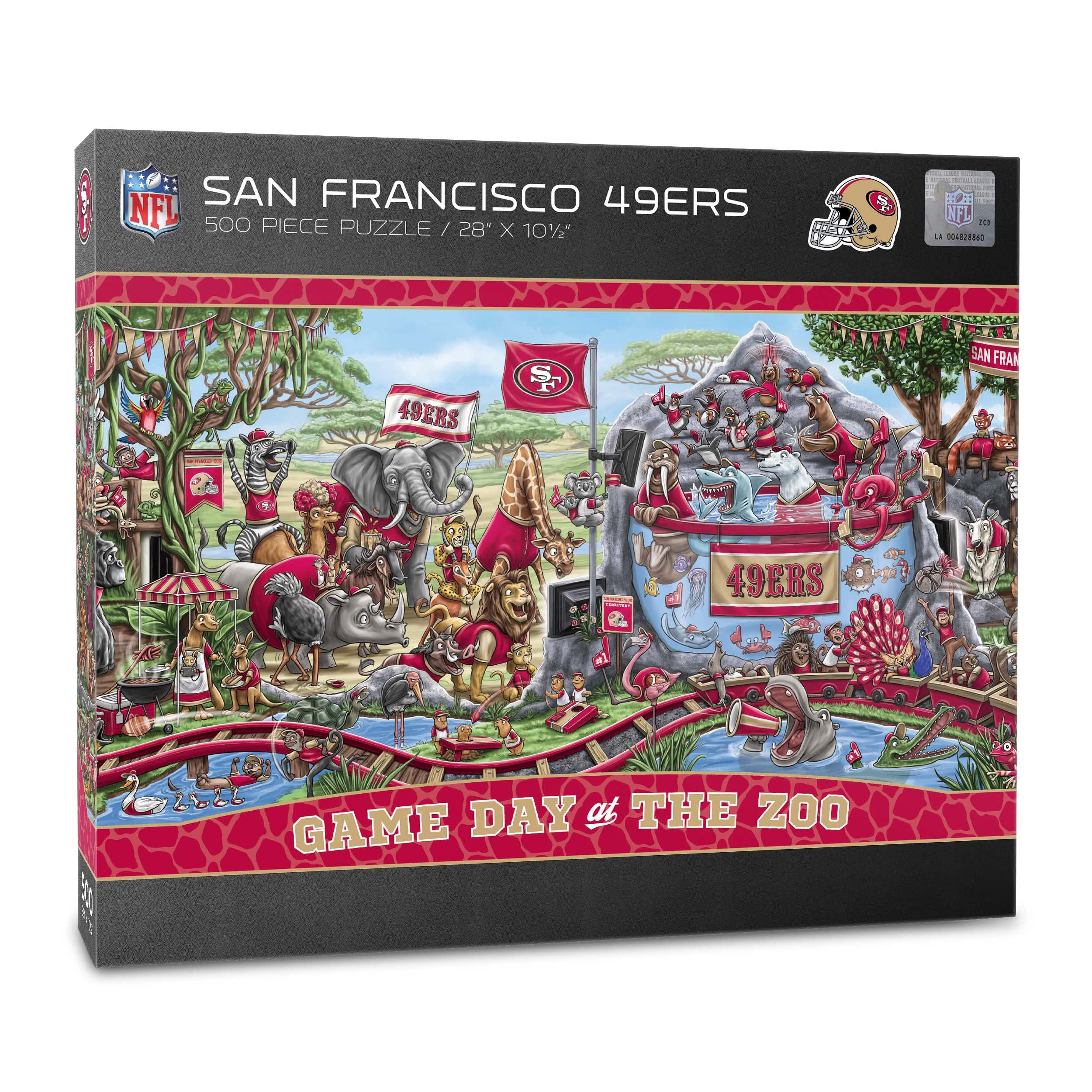 Puzzle Youthefan Nfl San Francisco 49ers: Día Del Partido En El Zoológico - Venta Internacional.