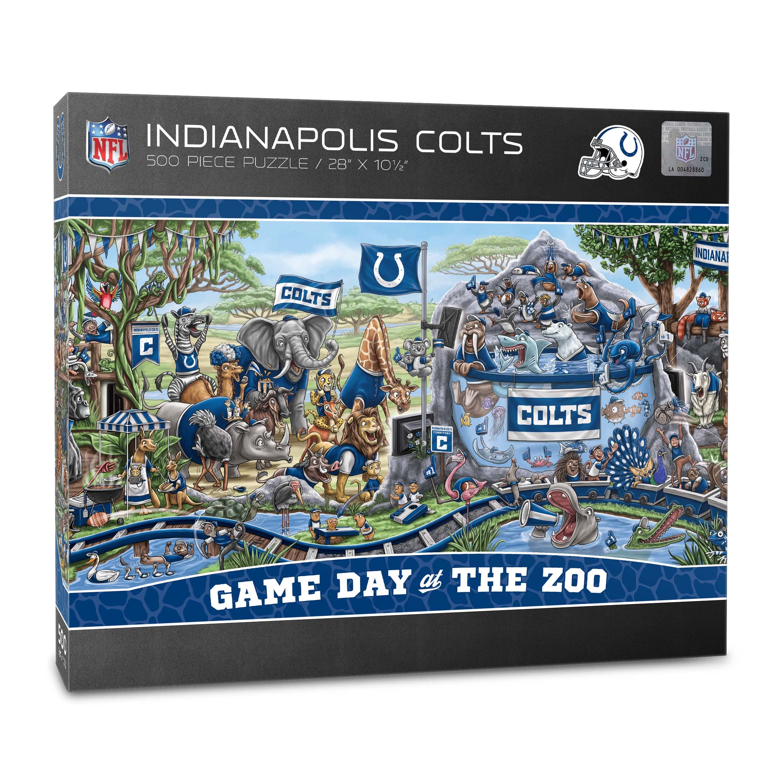 Puzzle Youthefan Nfl Indianapolis Colts: Día Del Partido En El Zoológico - Venta Internacional.